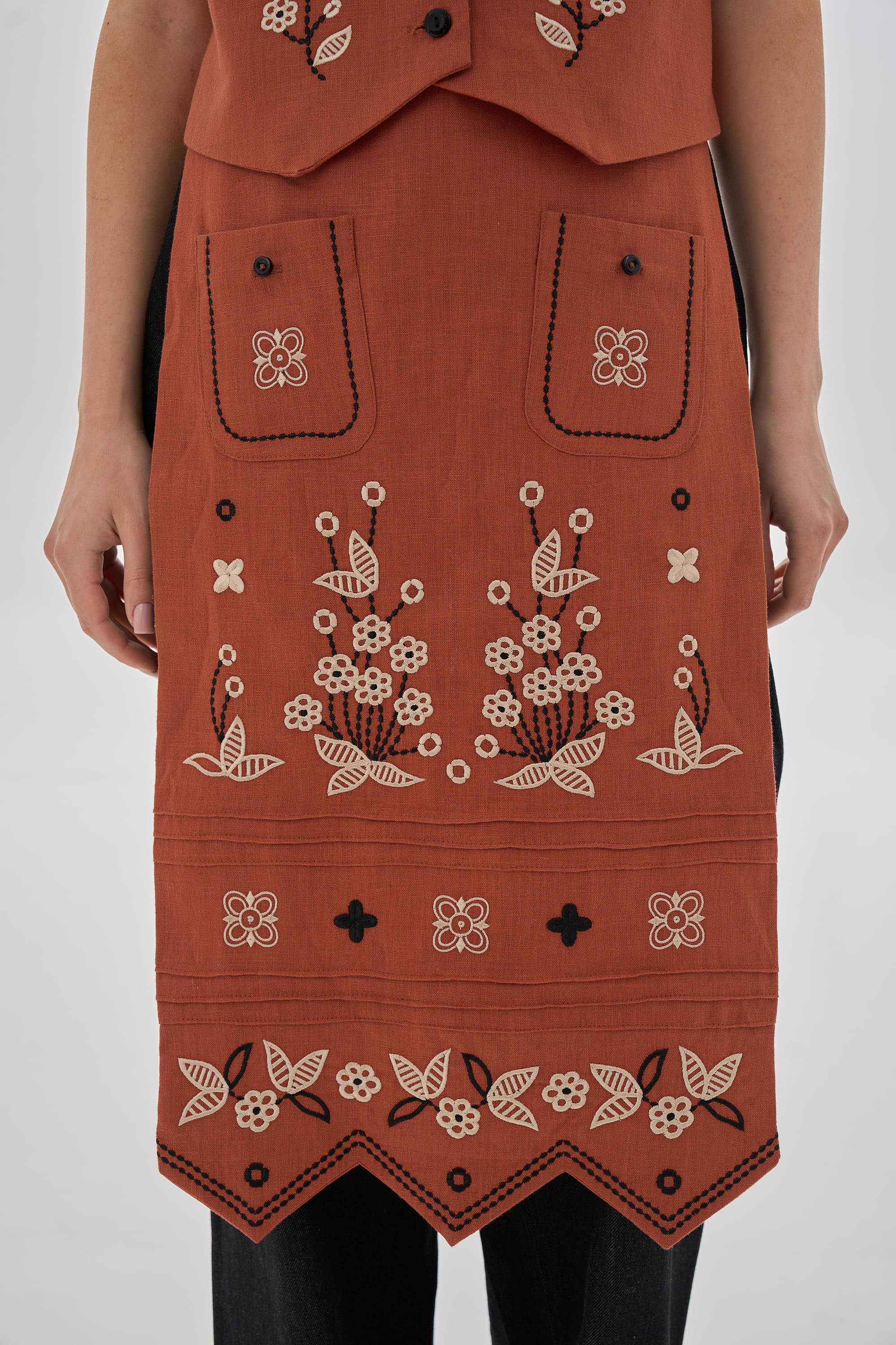 Apron beige Yarrow | owersize