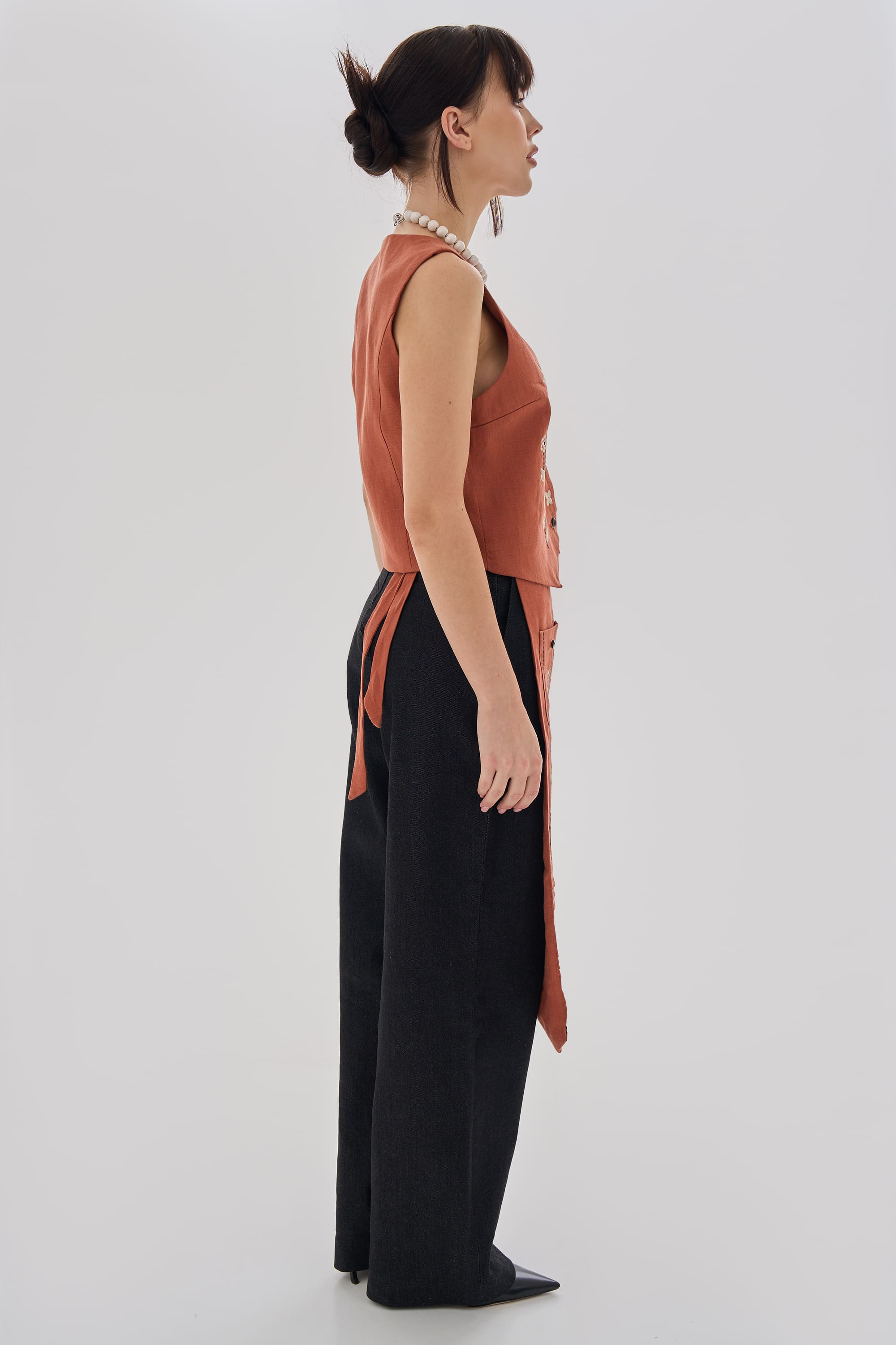 Apron beige Yarrow | owersize