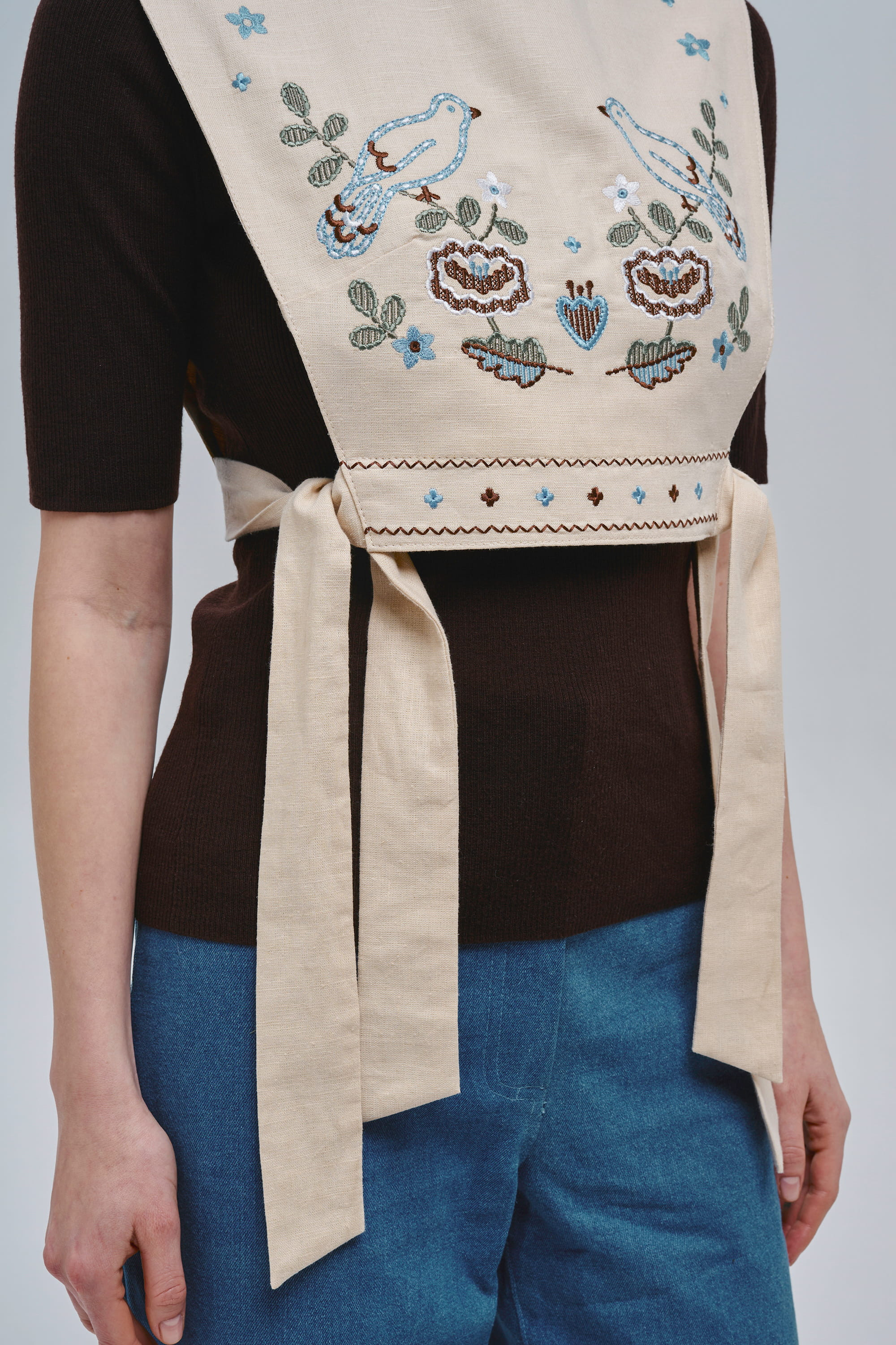 Beige women’s kamizelka Vorkit | S-M