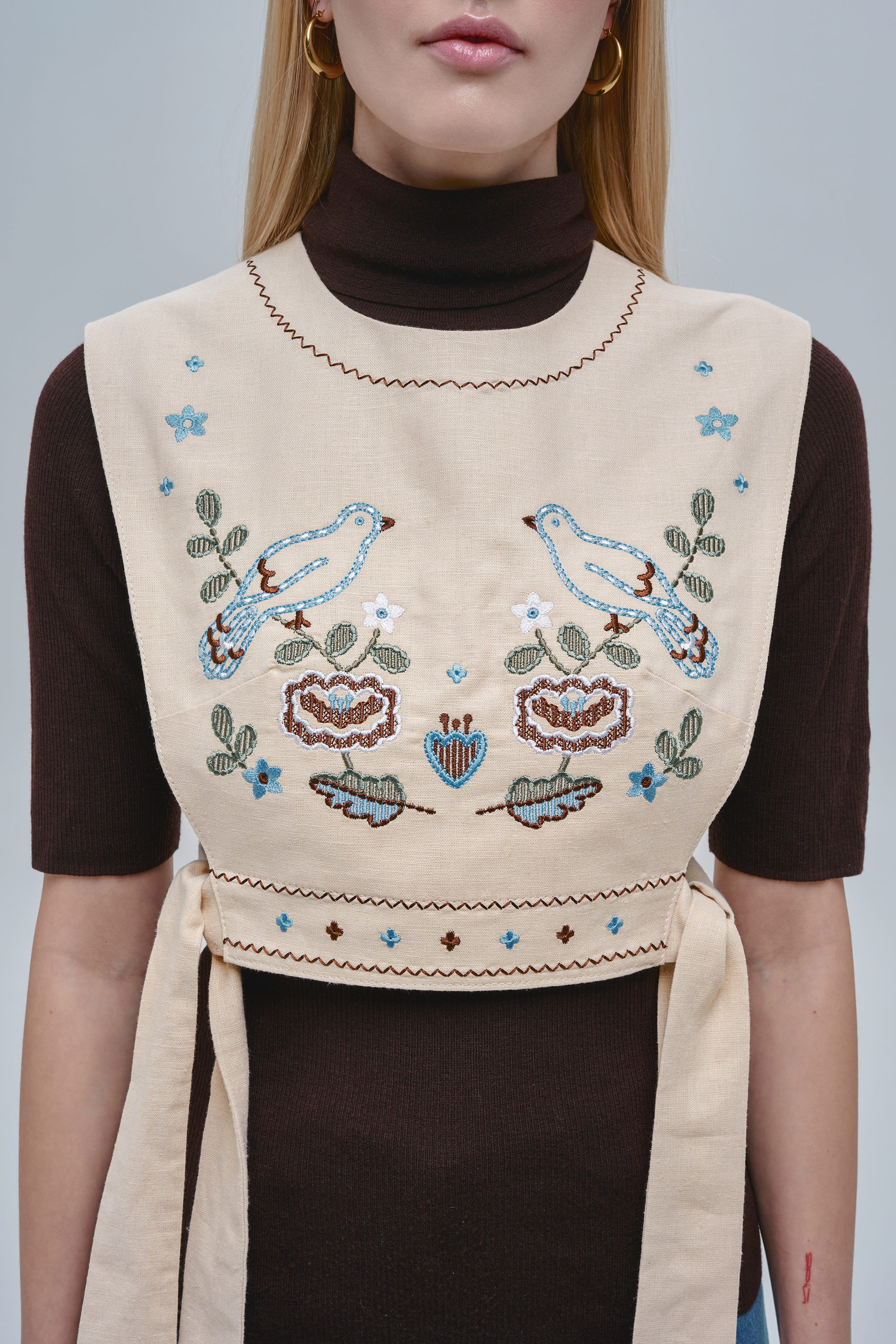 Beige women’s kamizelka Vorkit | S-M