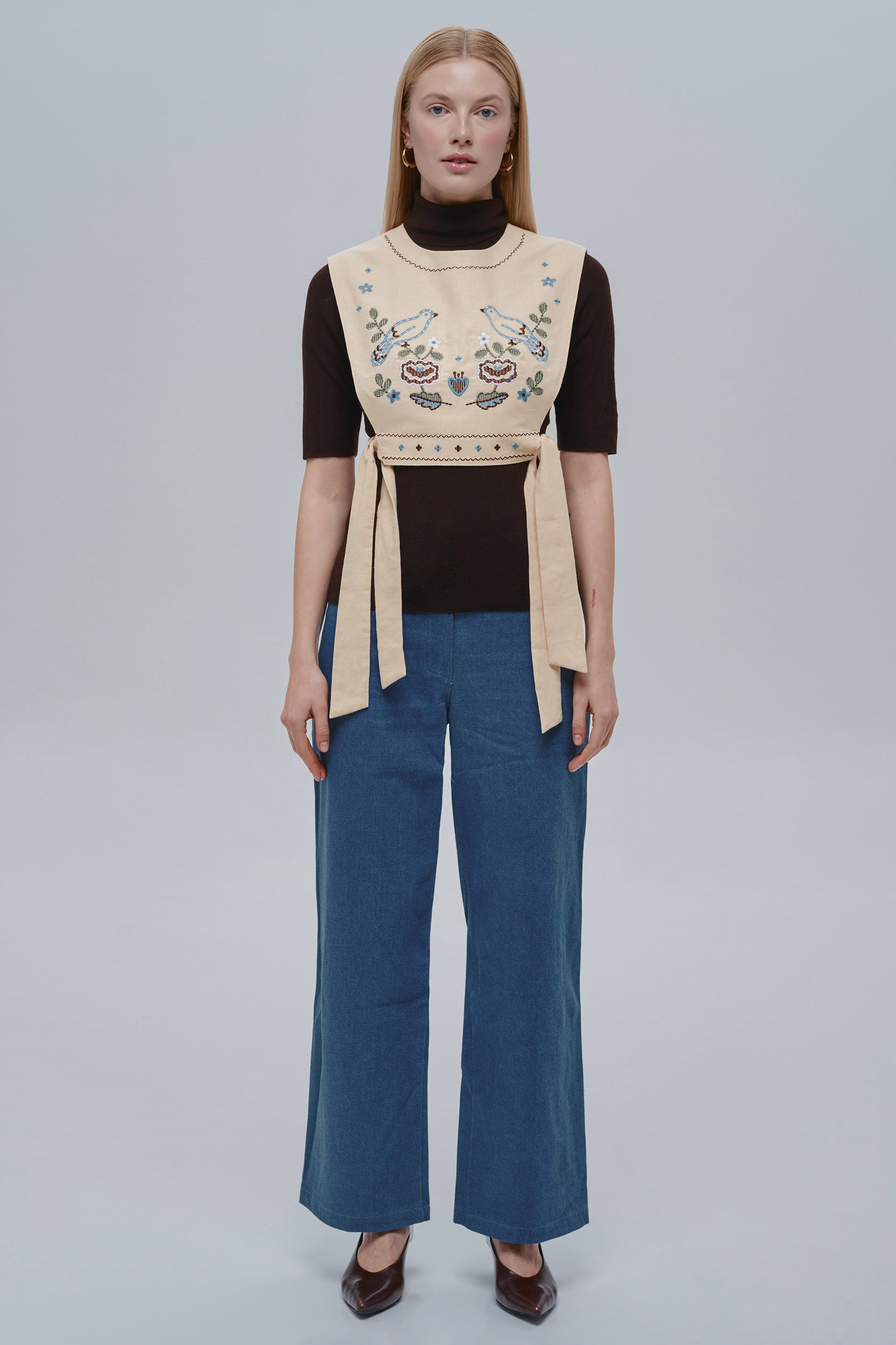 Beige women’s kamizelka Vorkit | S-M