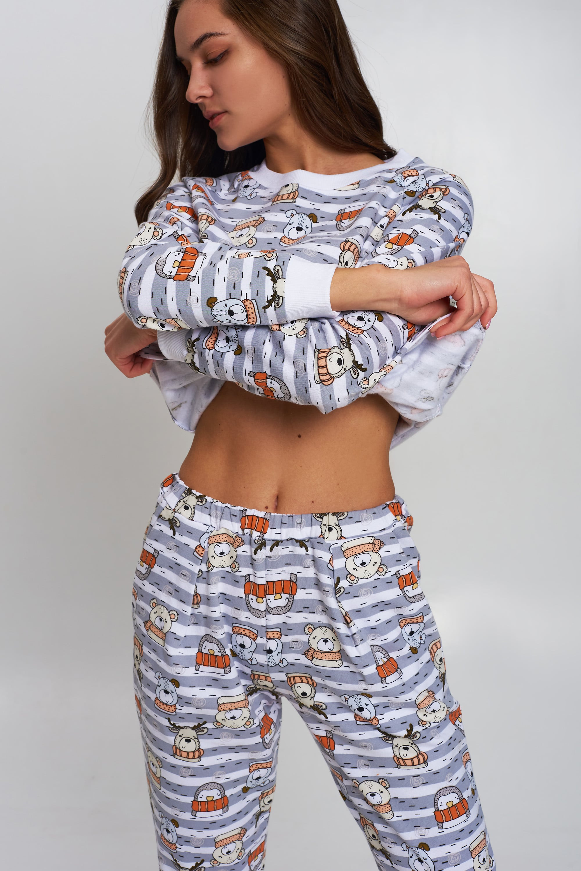 Женская теплая пижама | XS | 40-42