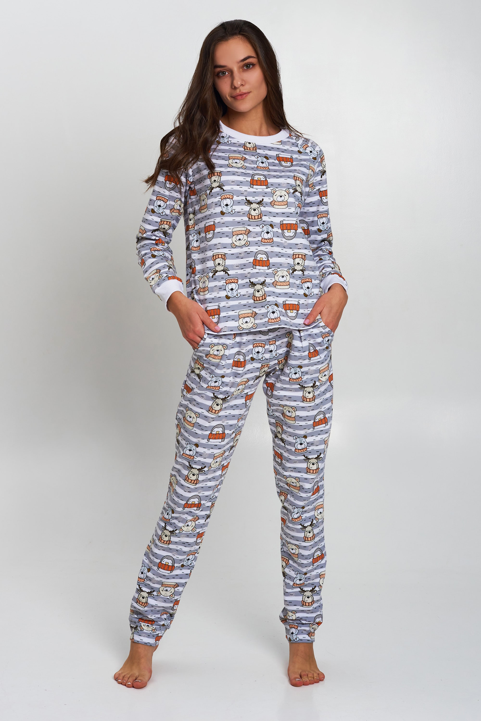 Women's warm pajamas