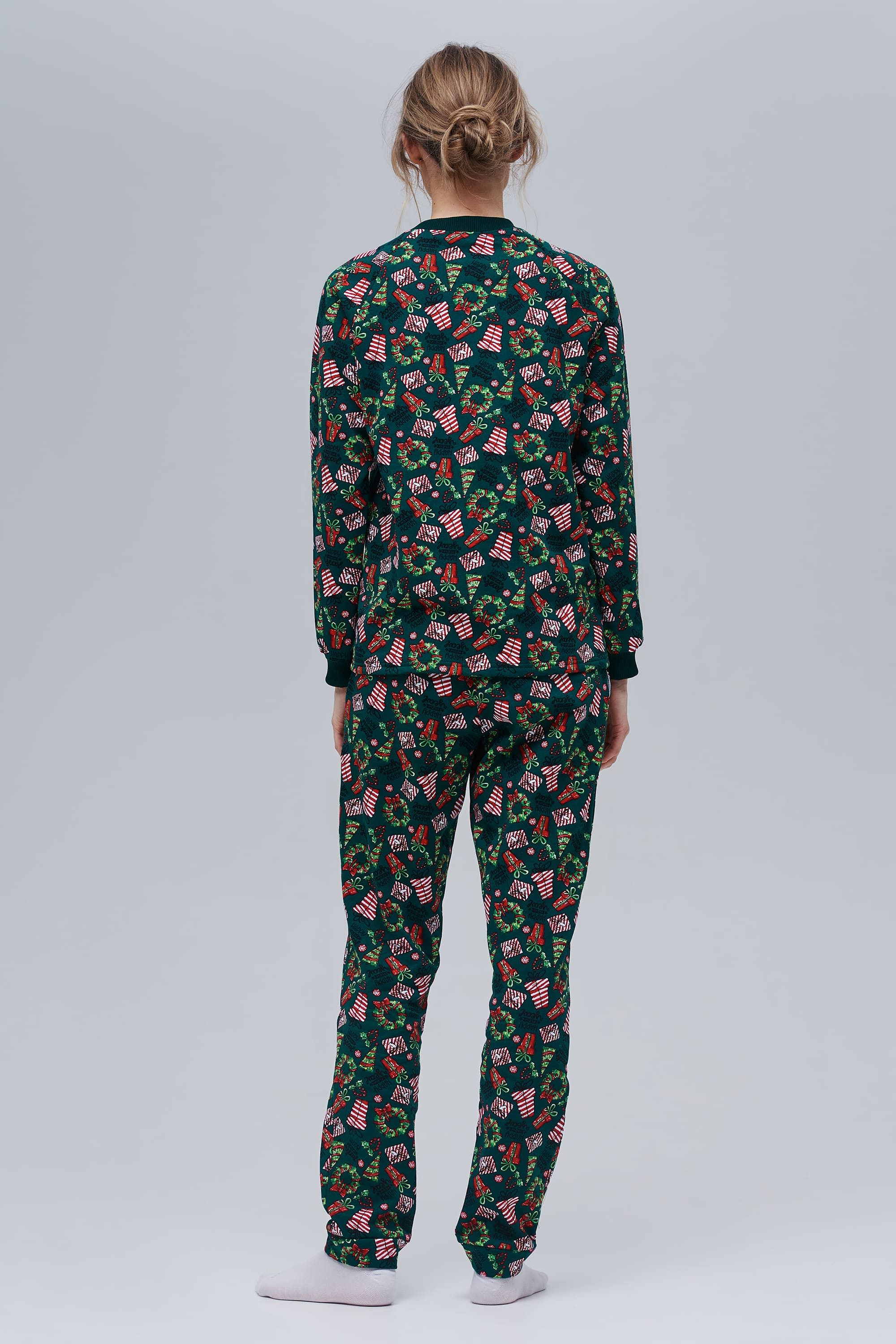 Women’s green Christmas pajama | S | 42-44