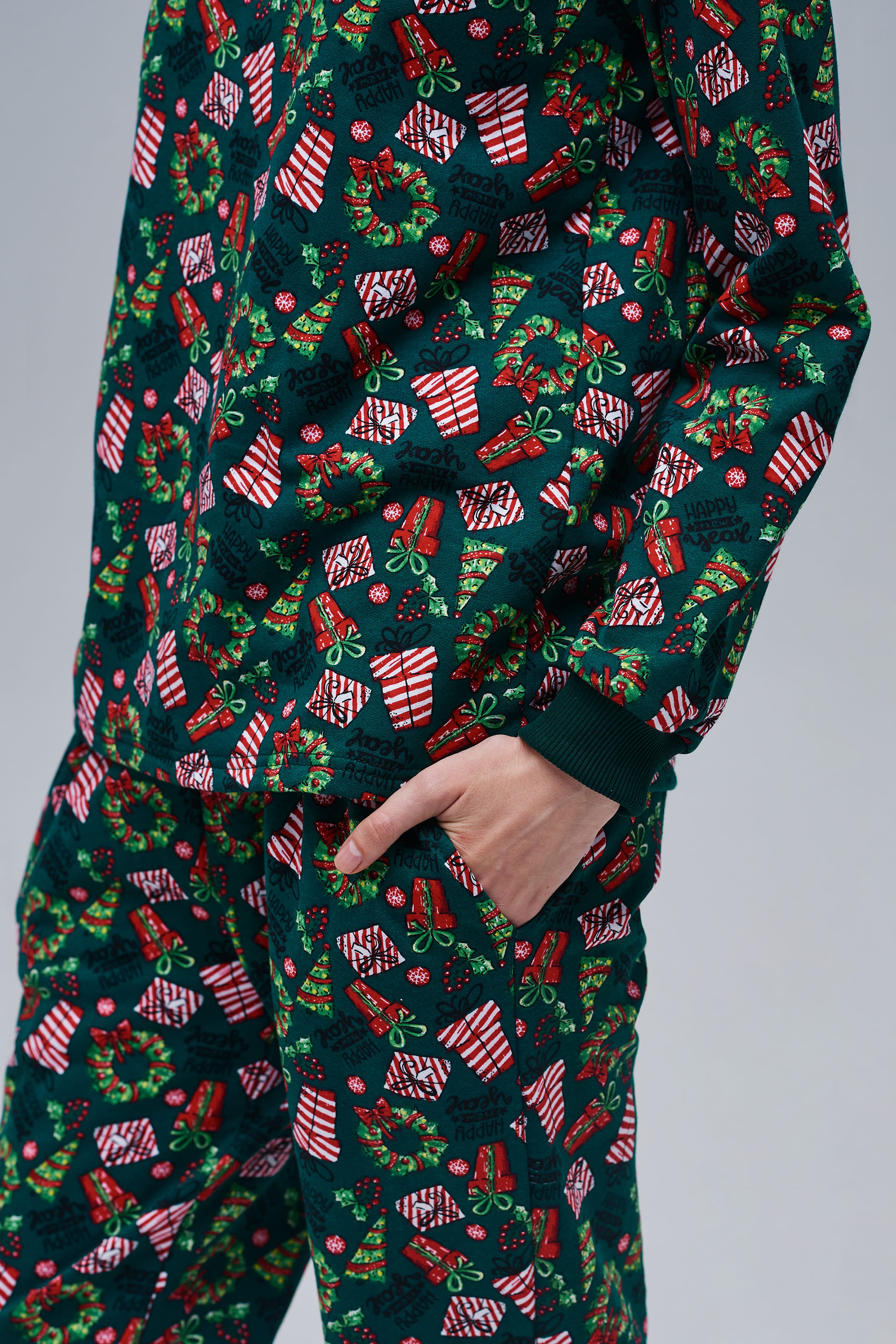 Women’s green Christmas pajama