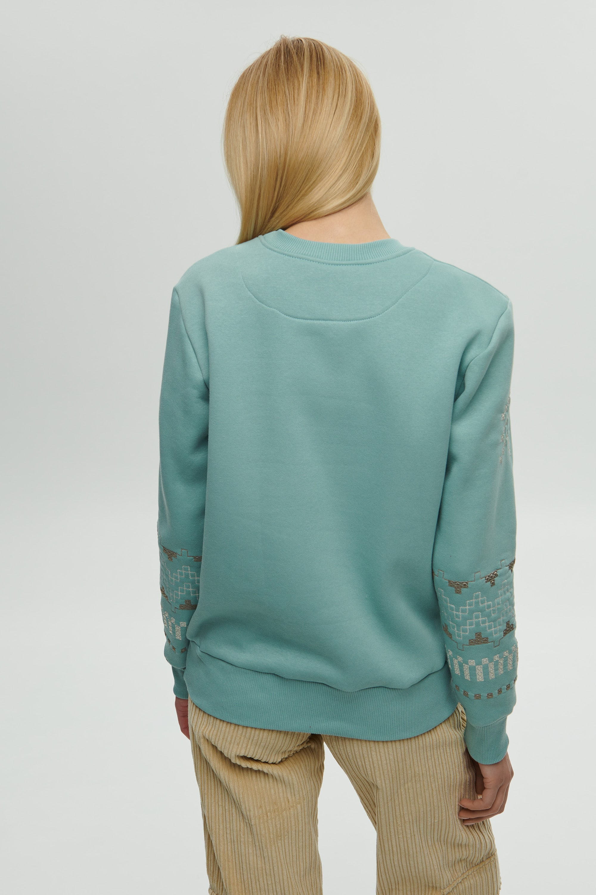 Women's blue sweatshirt December