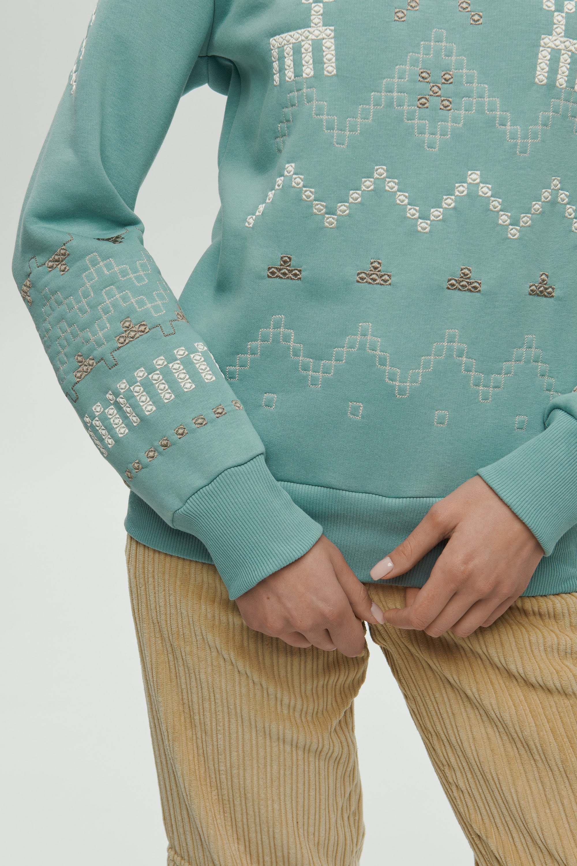 Women's blue sweatshirt December | XXS