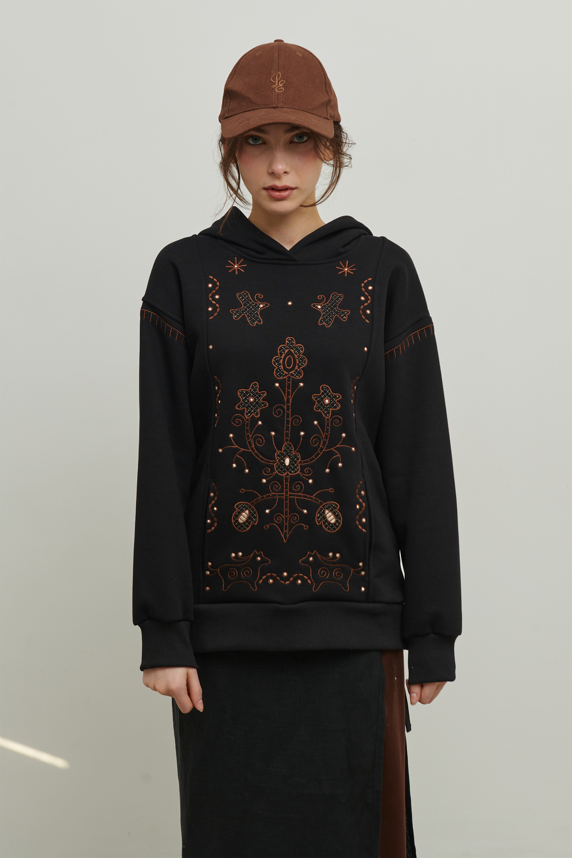 Women's Christmas hoodie Miss Svyatkova
