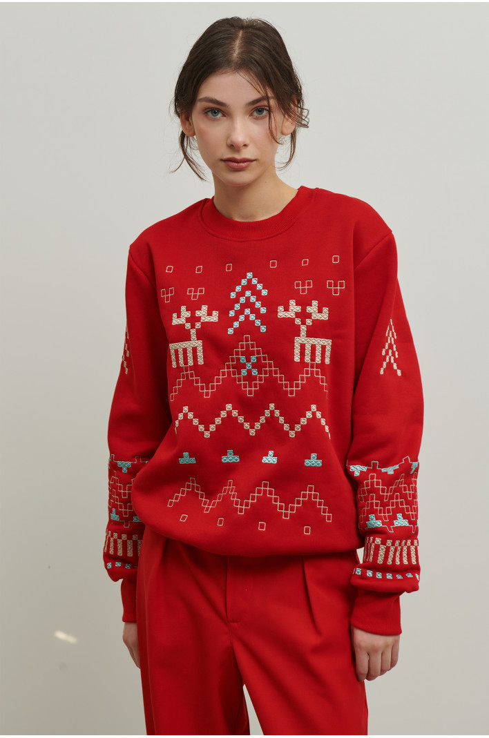 Women's New Year's sweatshirt December 5 | XS