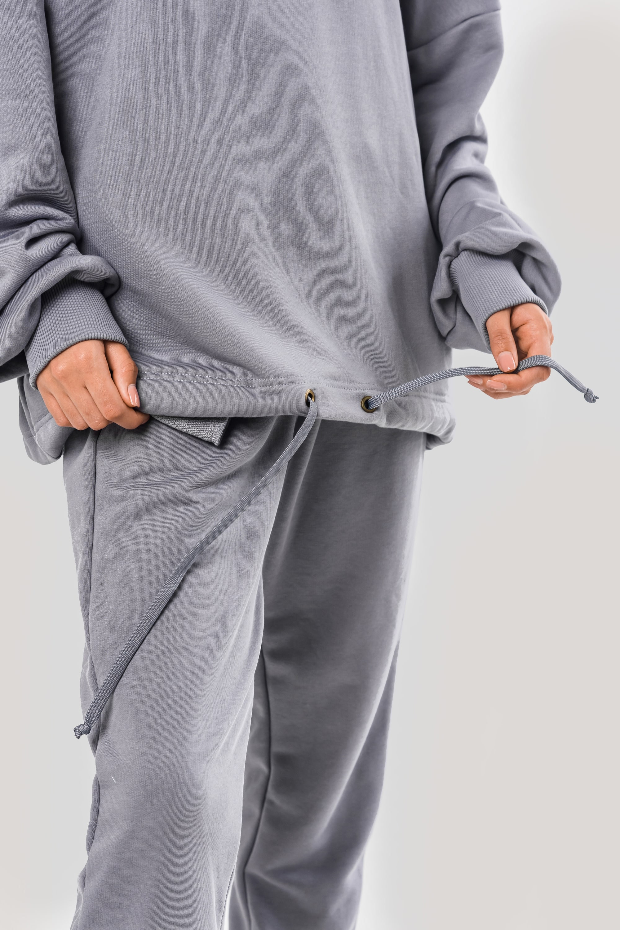 Women's costume Hudie oversize gray | owersize