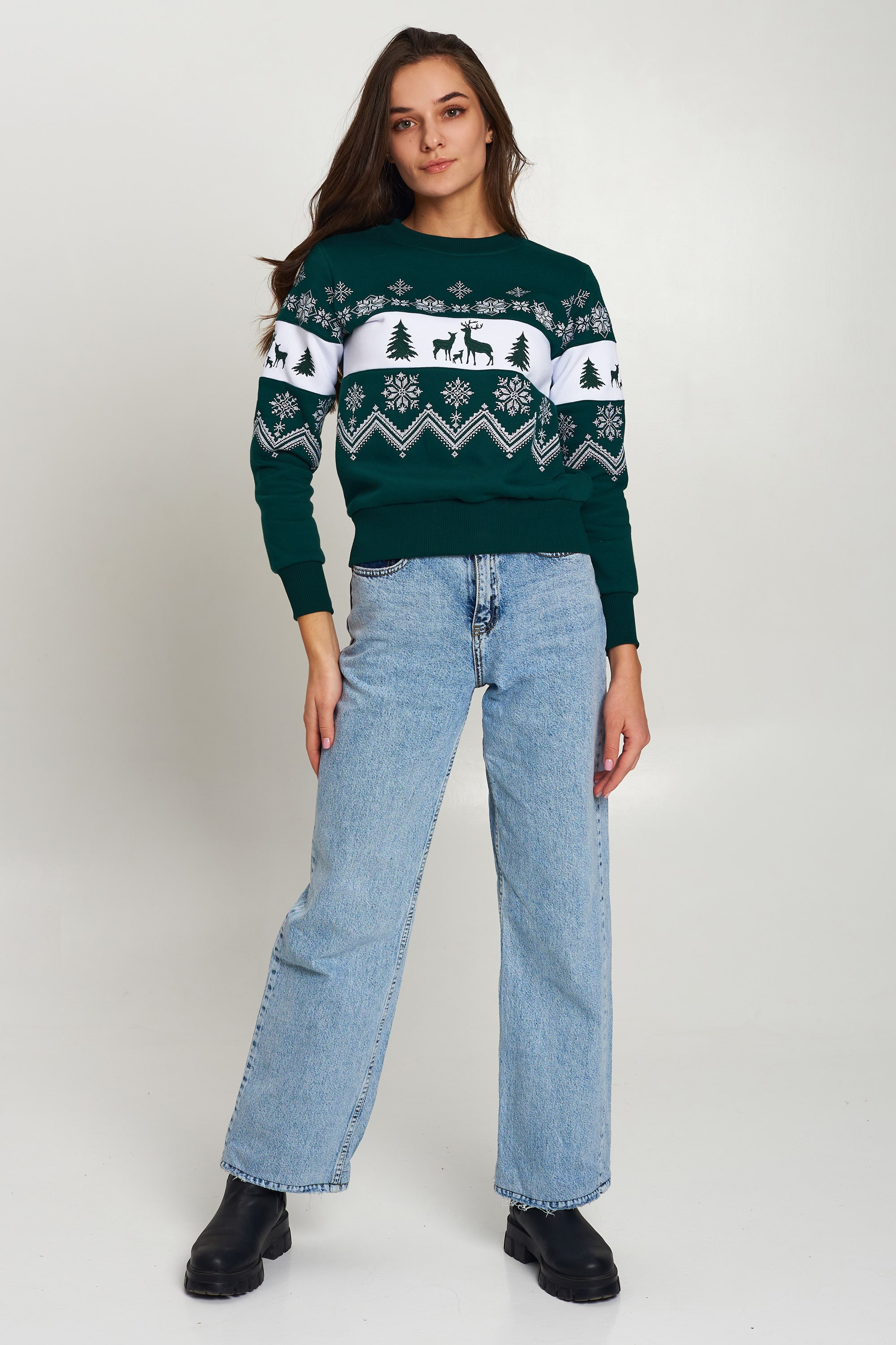 New Year's sweaters for two