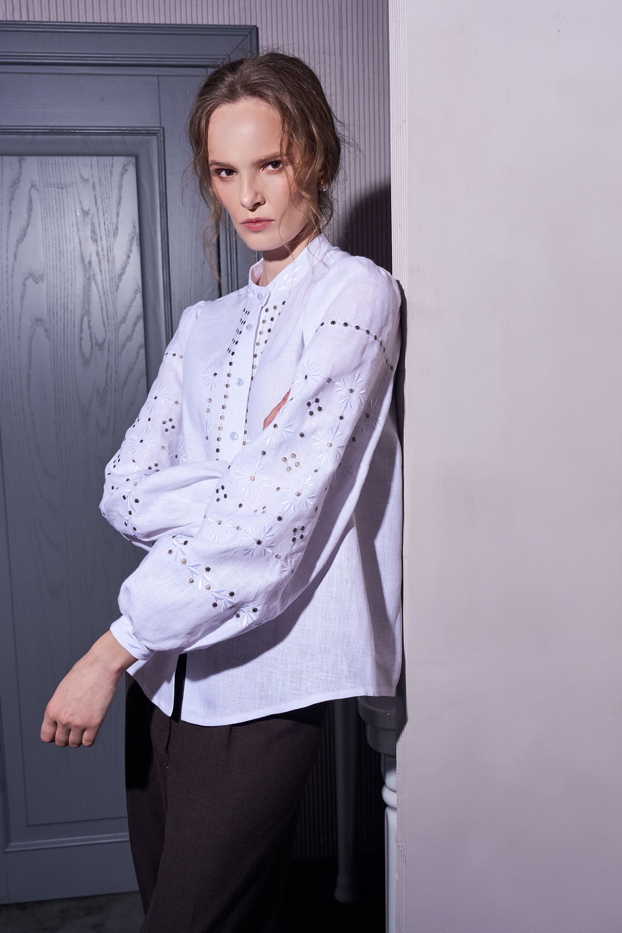 Embroidered women's blouse "Petra" | XS | 40-42