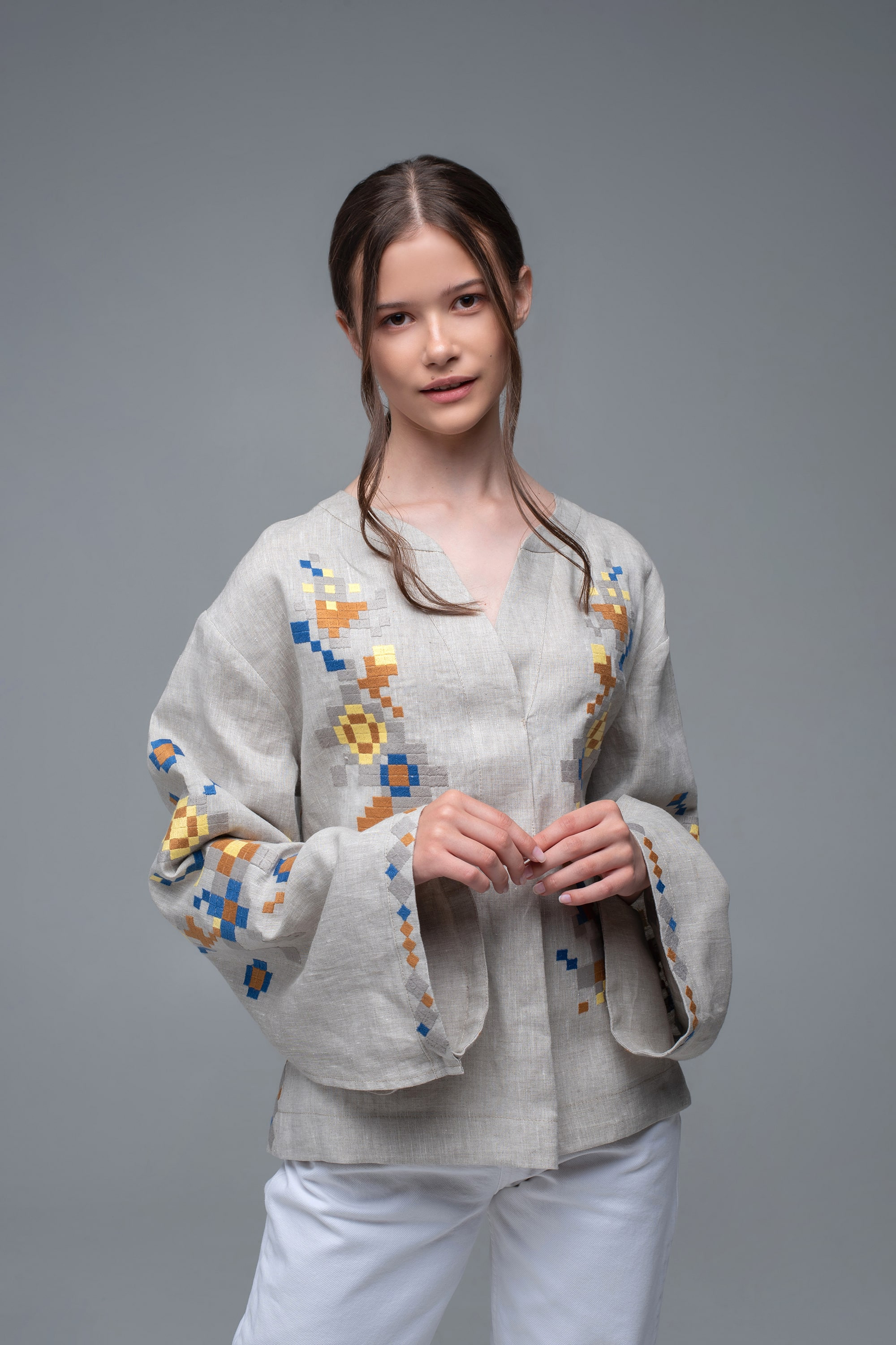 Women's embroidery Natural | XS | 40-42