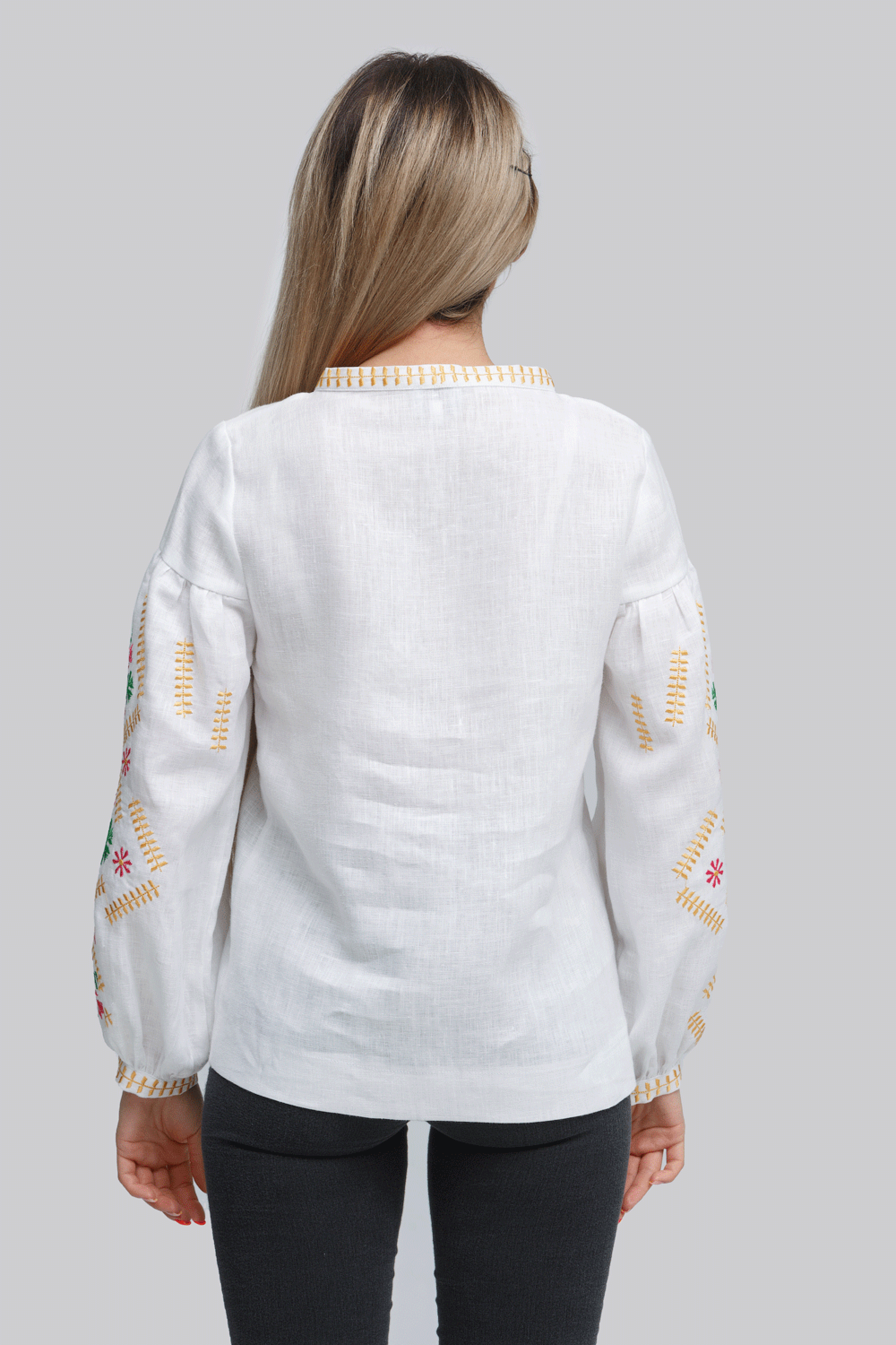 Жіноча вишиванка блуза White 4