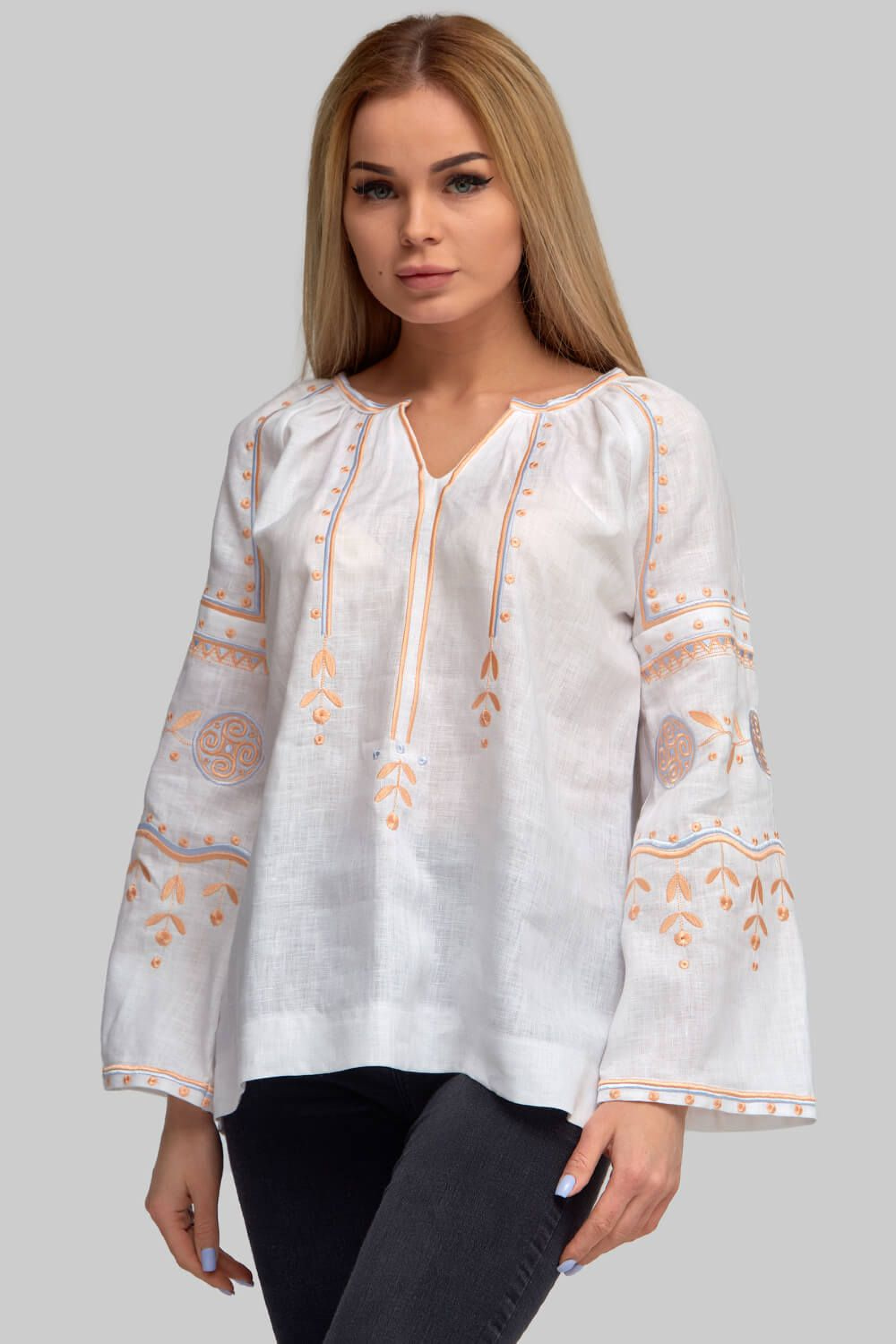 Жіноча вишиванка блуза White 6 