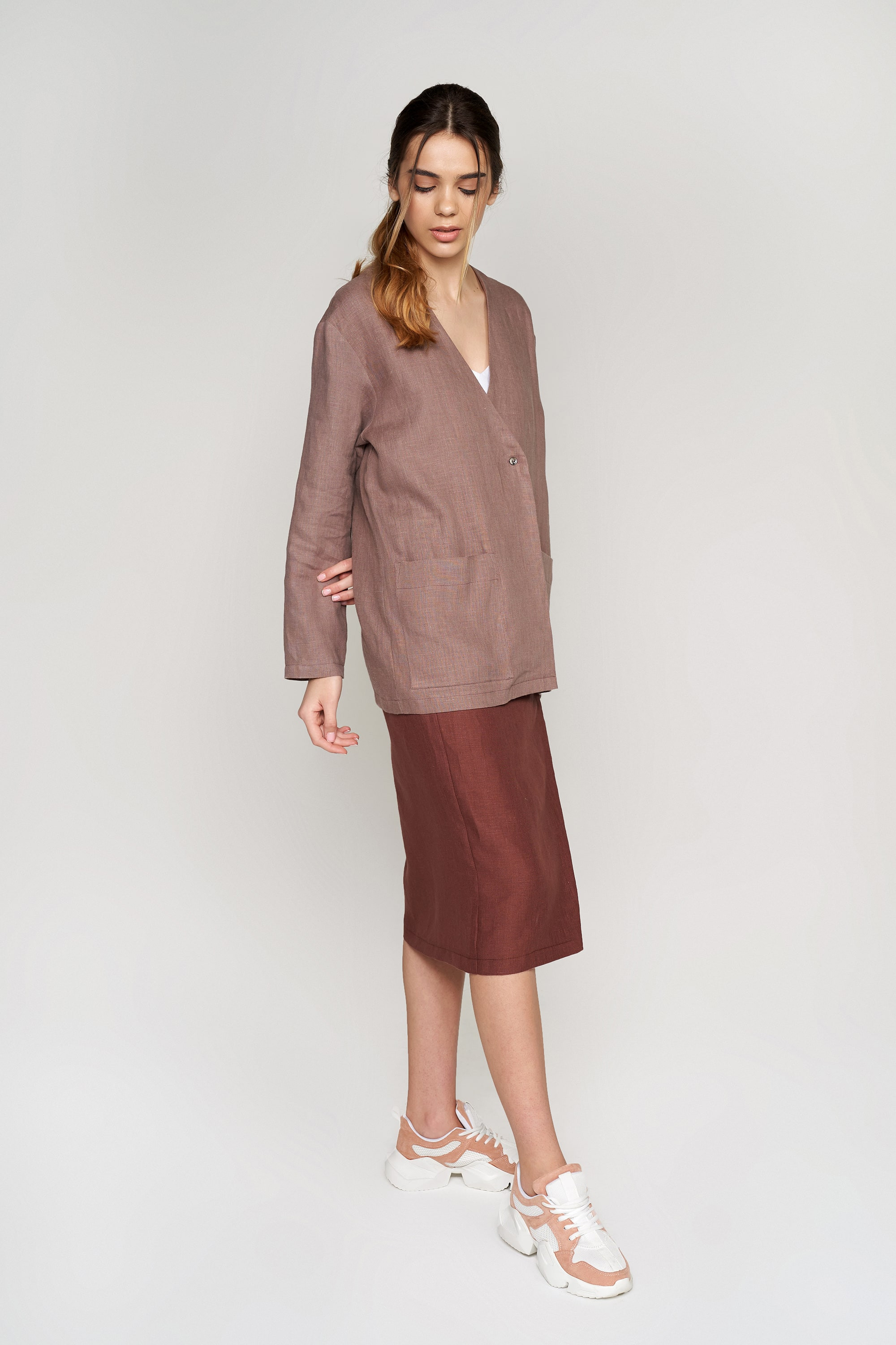 Women's jacket Coffee