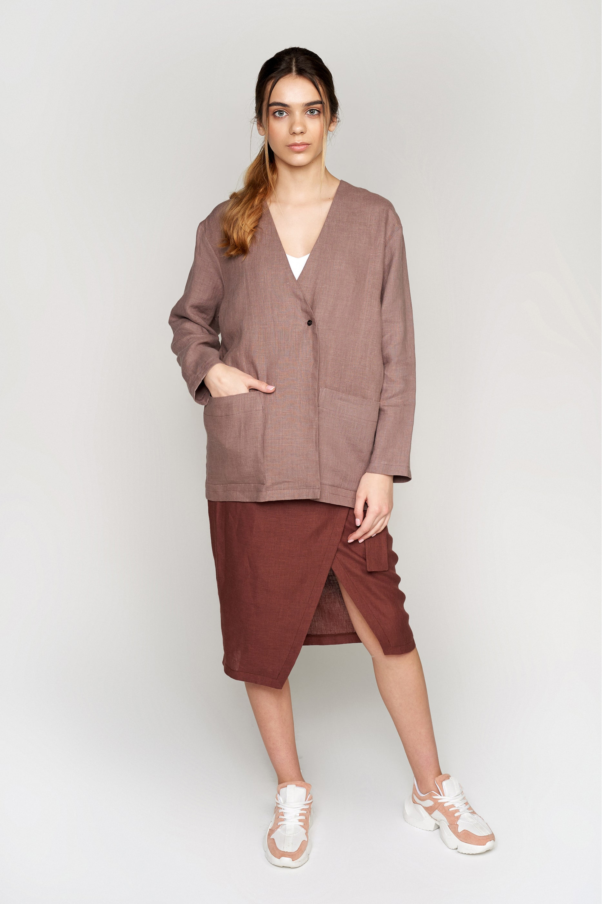 Women's jacket Coffee