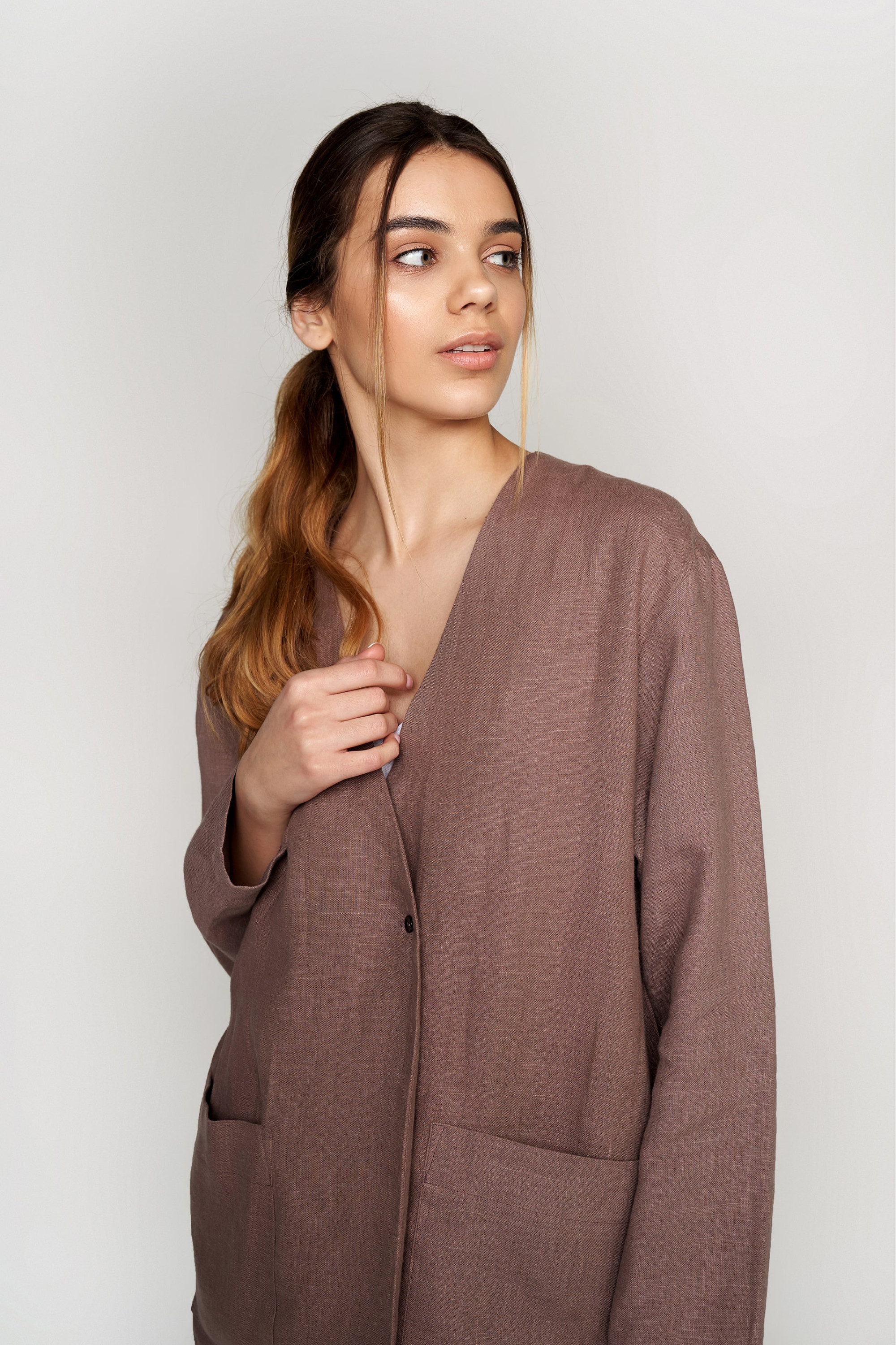 Women's jacket Coffee