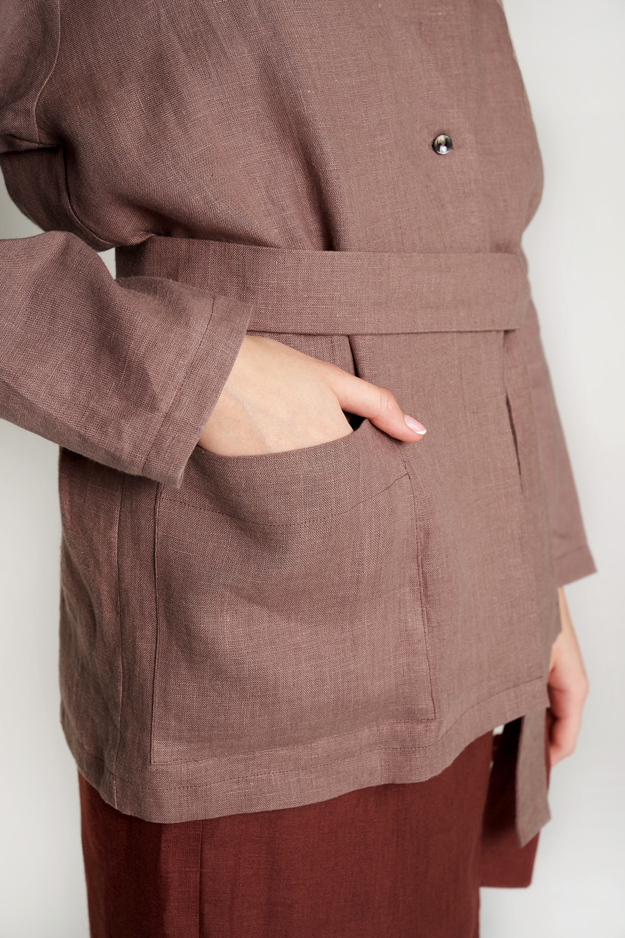 Women's jacket Coffee