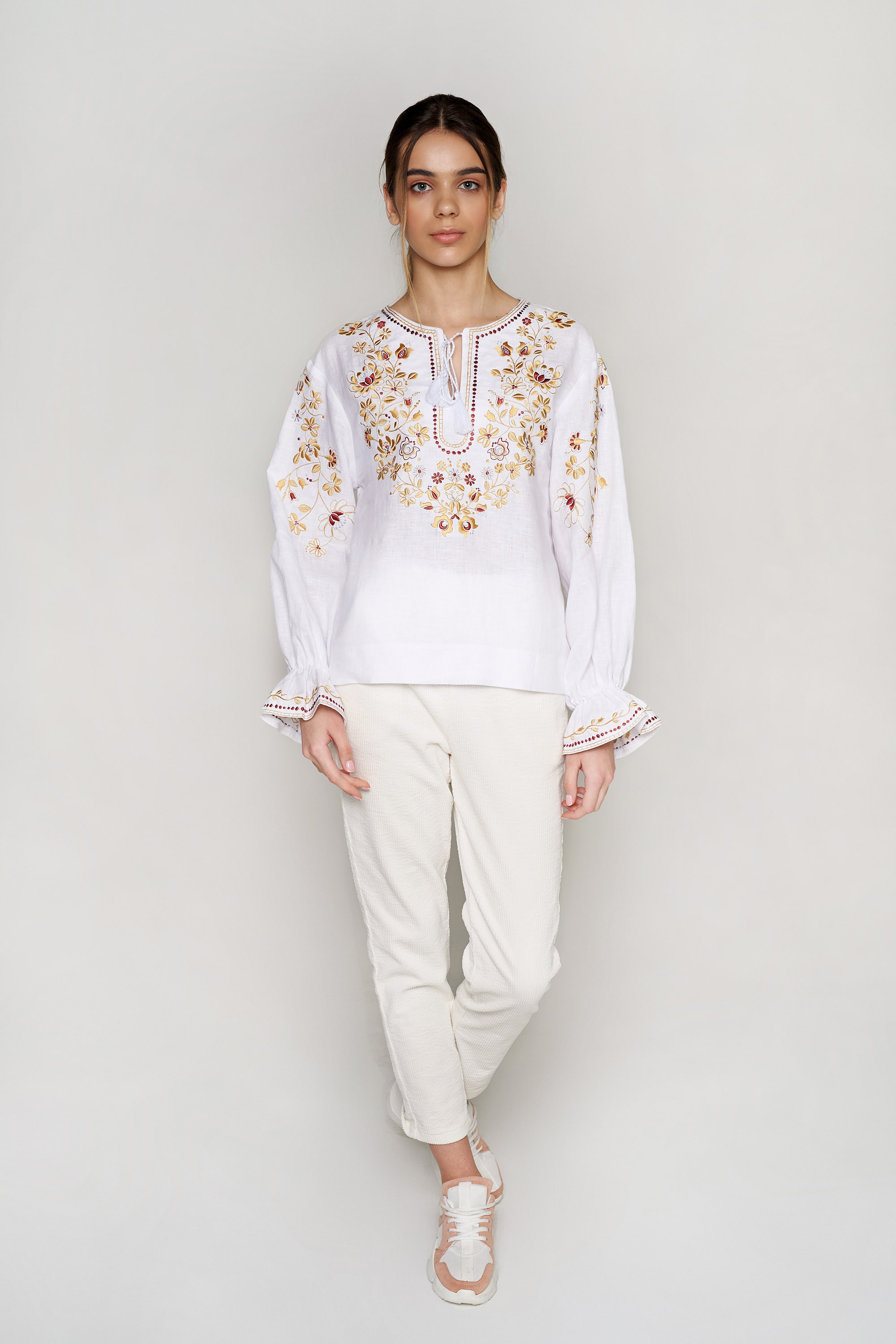 Жіноча вишиванка блуза White 7