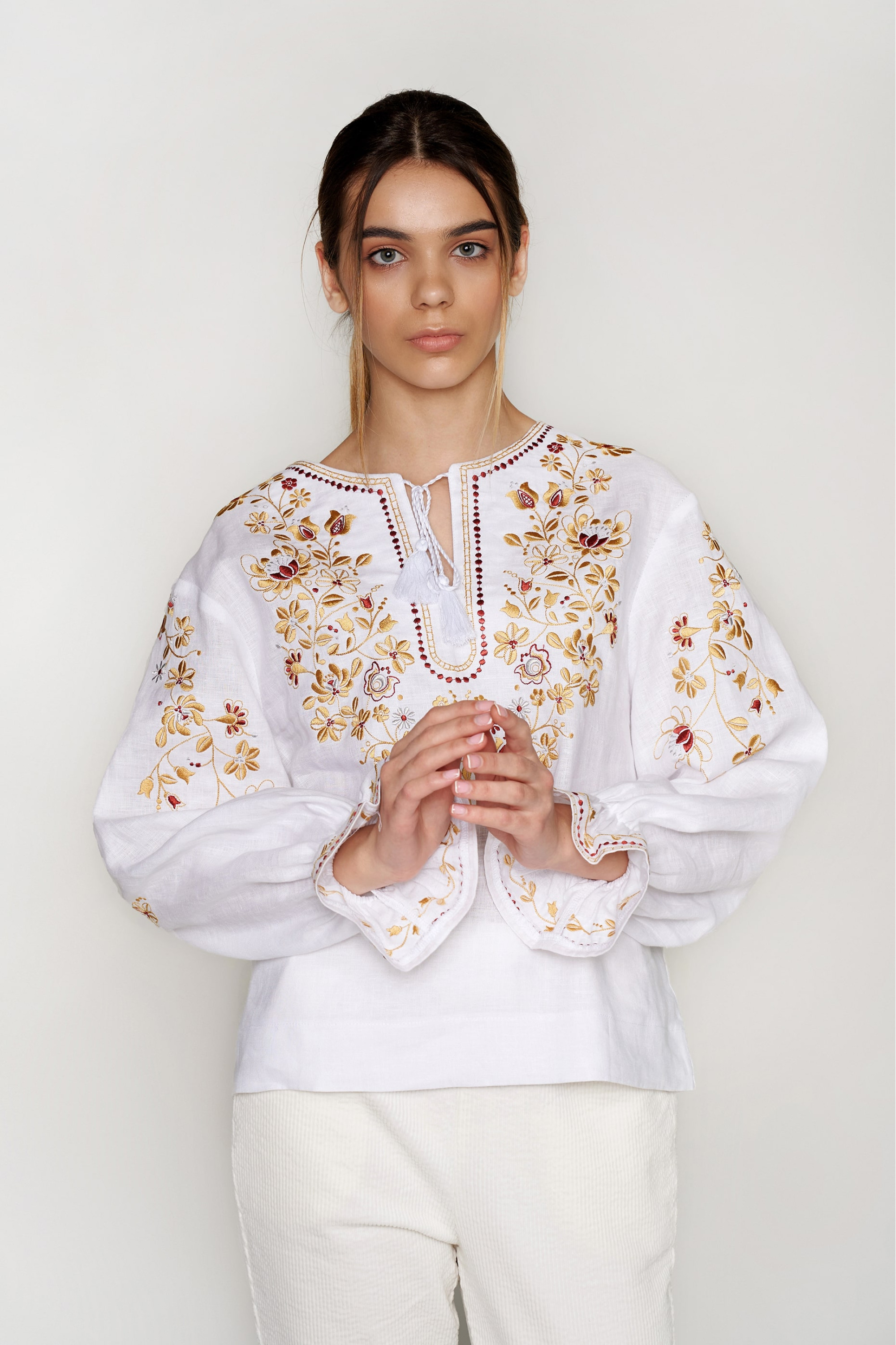 Жіноча вишиванка блуза White 7