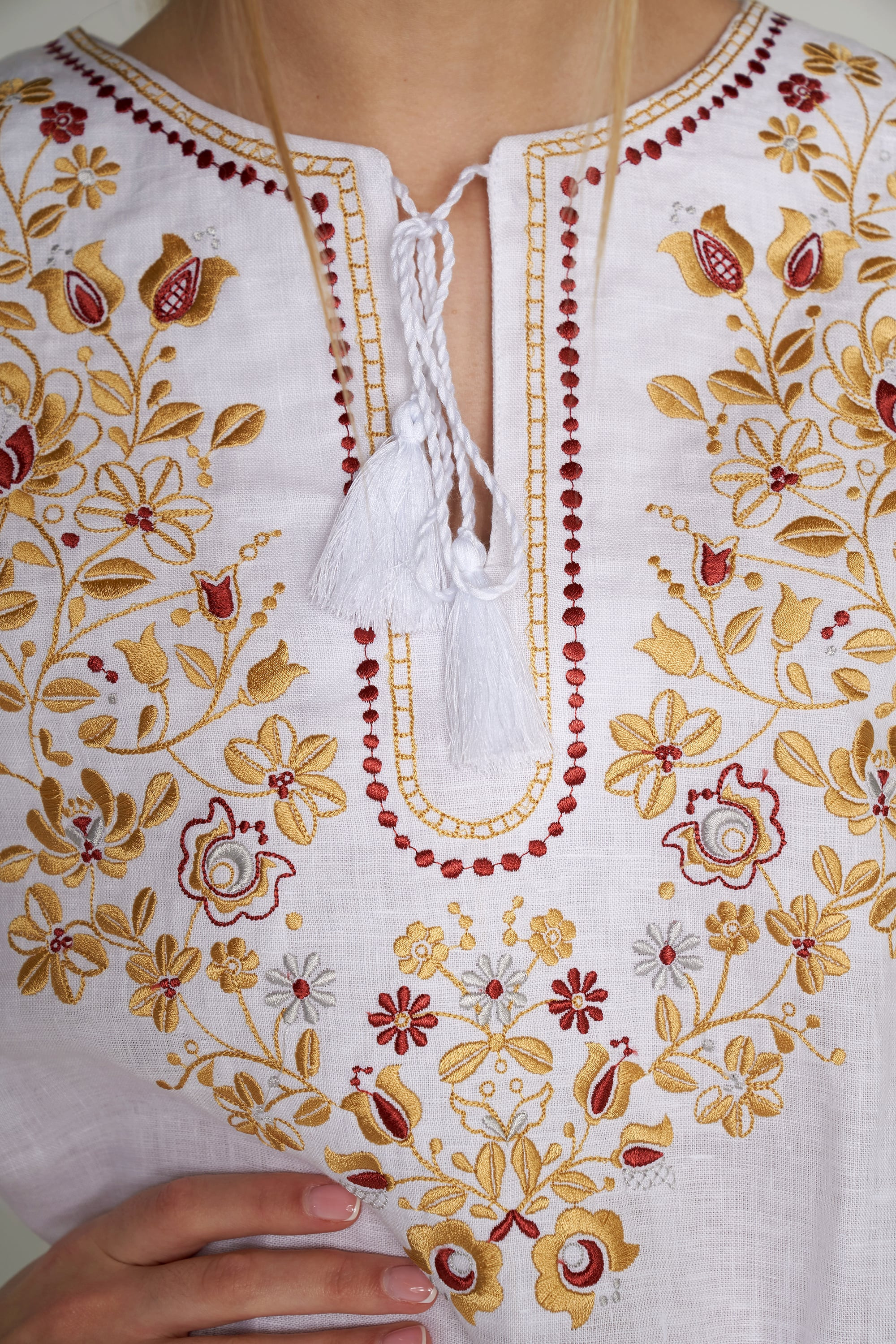Жіноча вишиванка блуза White 7