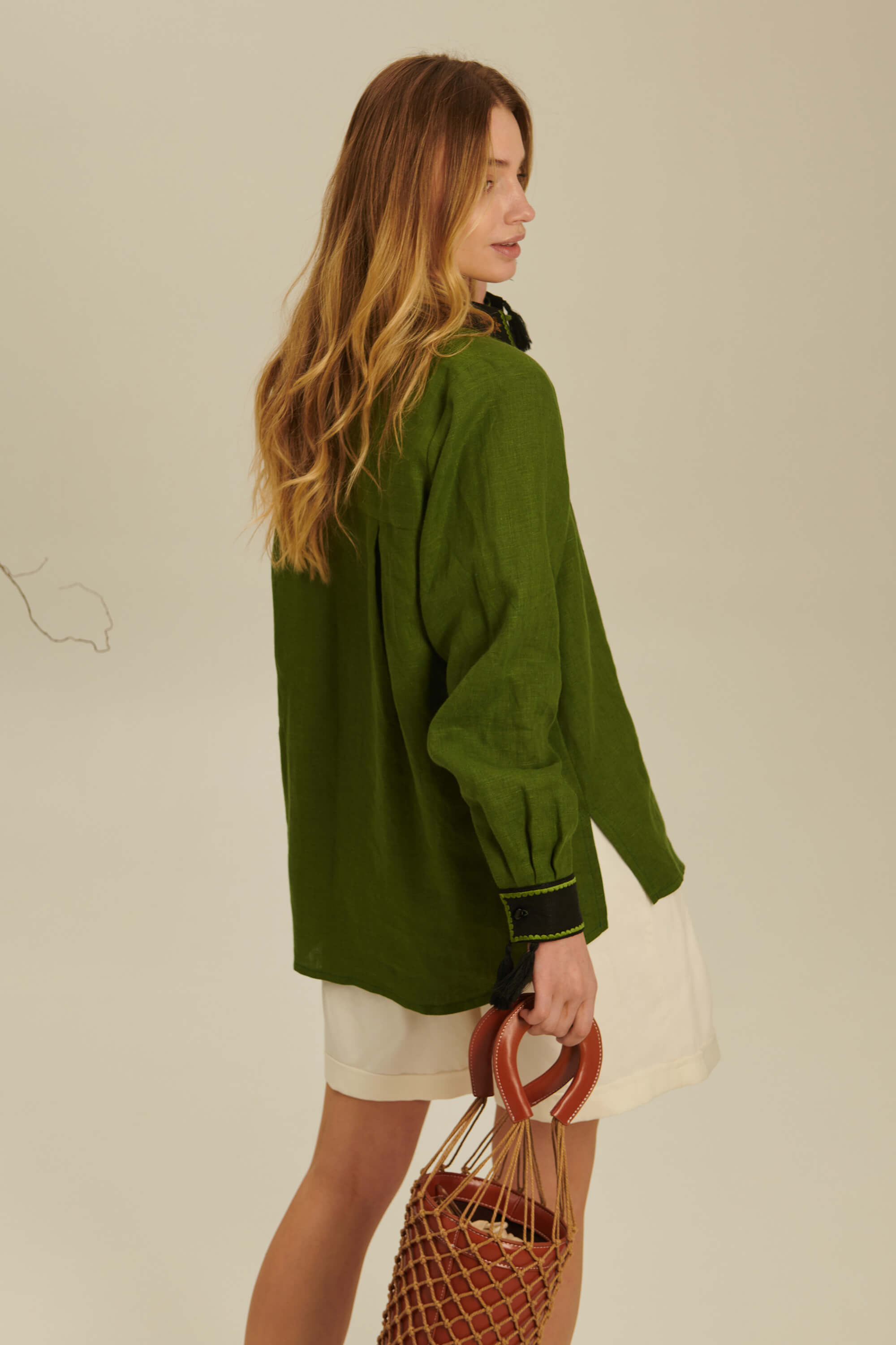 Women's linen embroidered Dreams 1