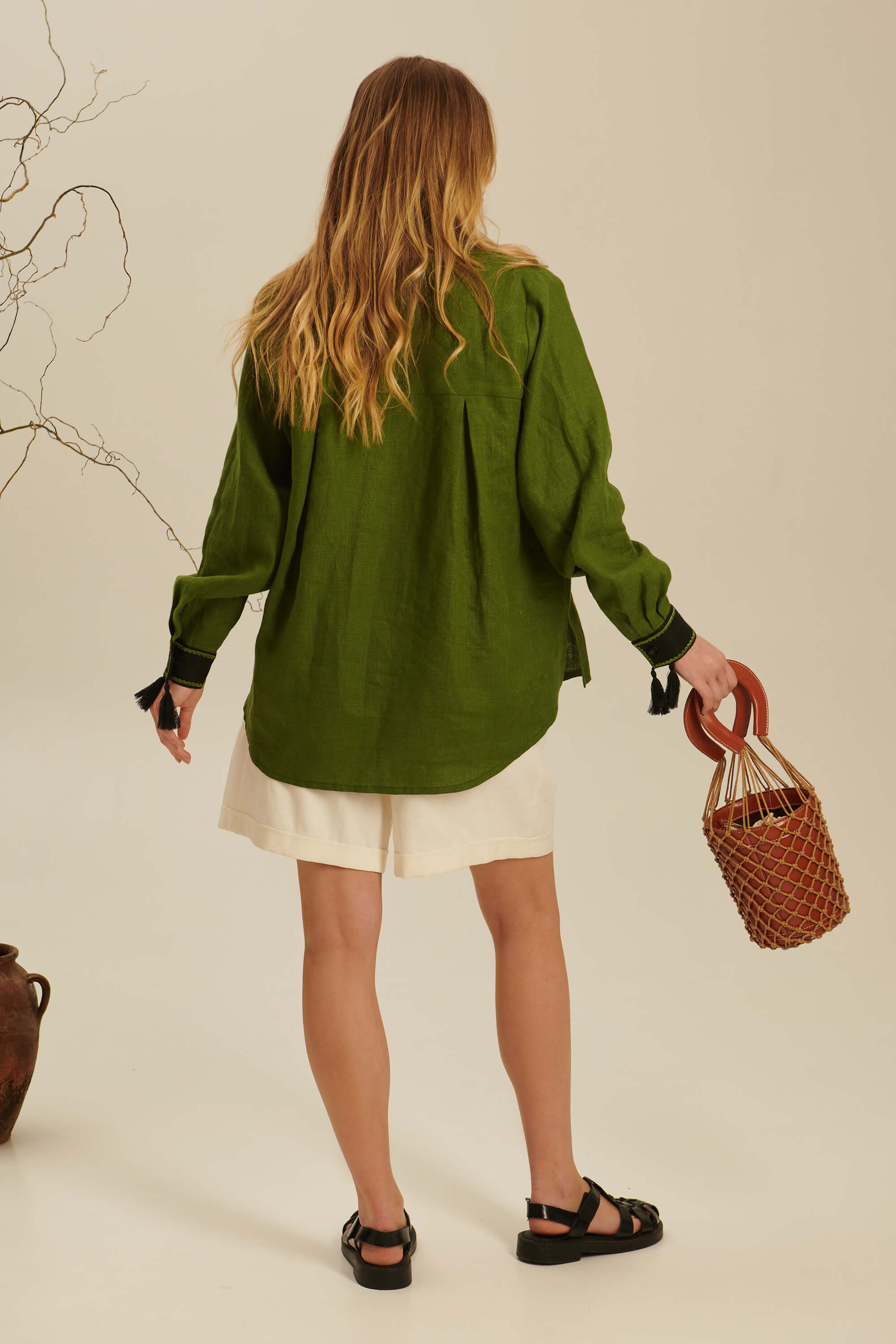 Women's linen embroidered Dreams 1 | XS | 40-42