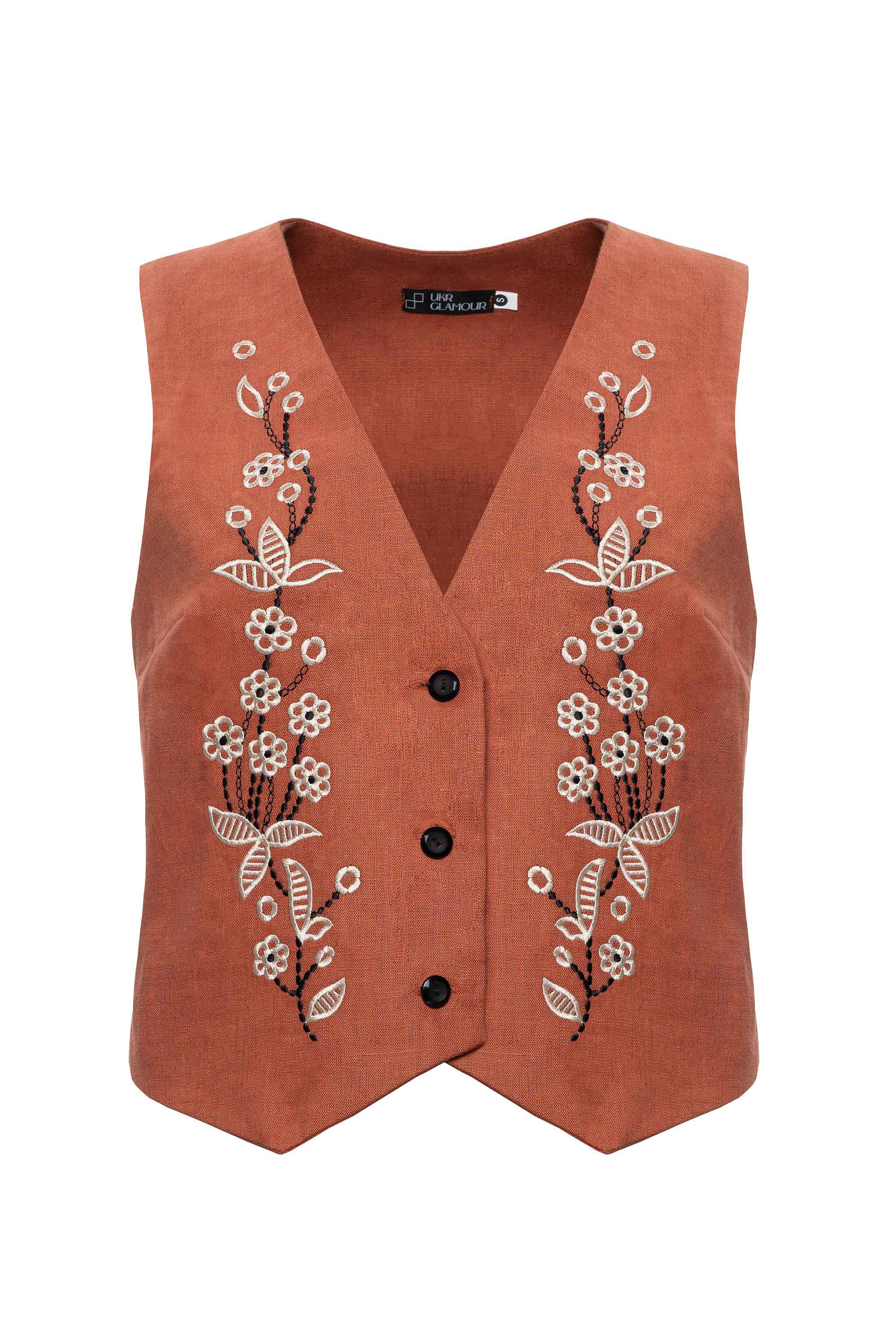 Women's embroidered vest Derviy | XS | 40-42