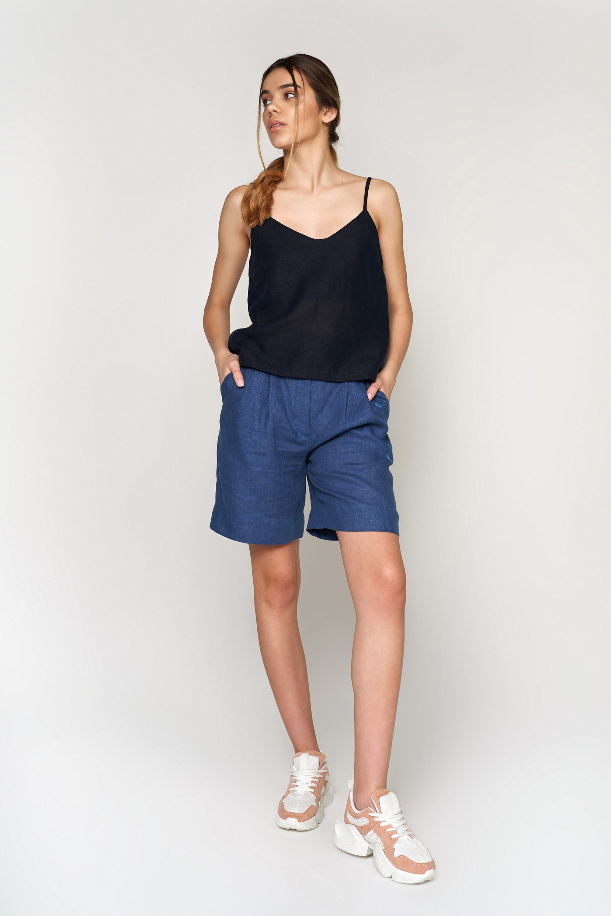 Women's Blue T-shirt on Steplies | XS | 40-42