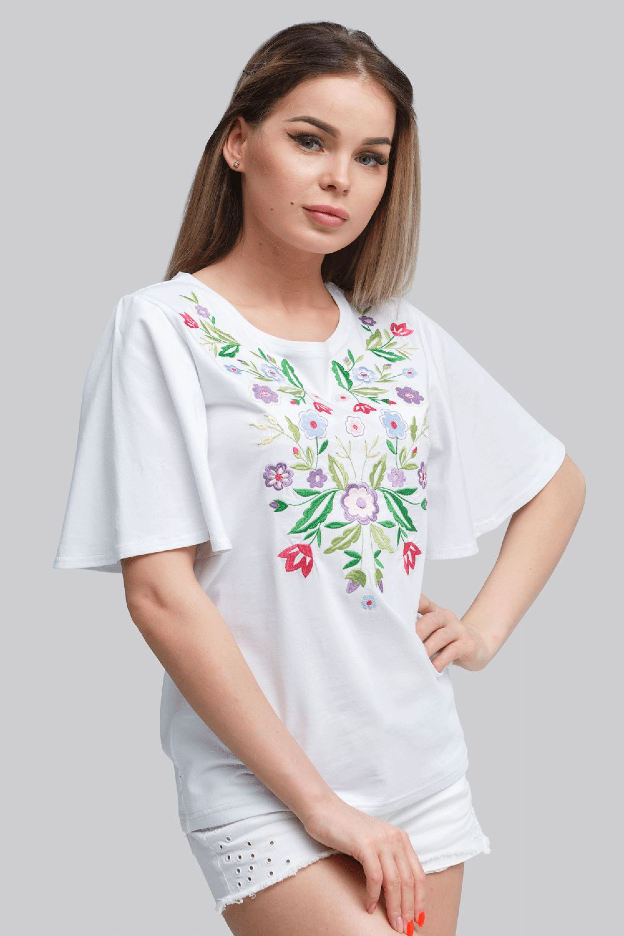 Women's T-shirt White 3 | L | 48
