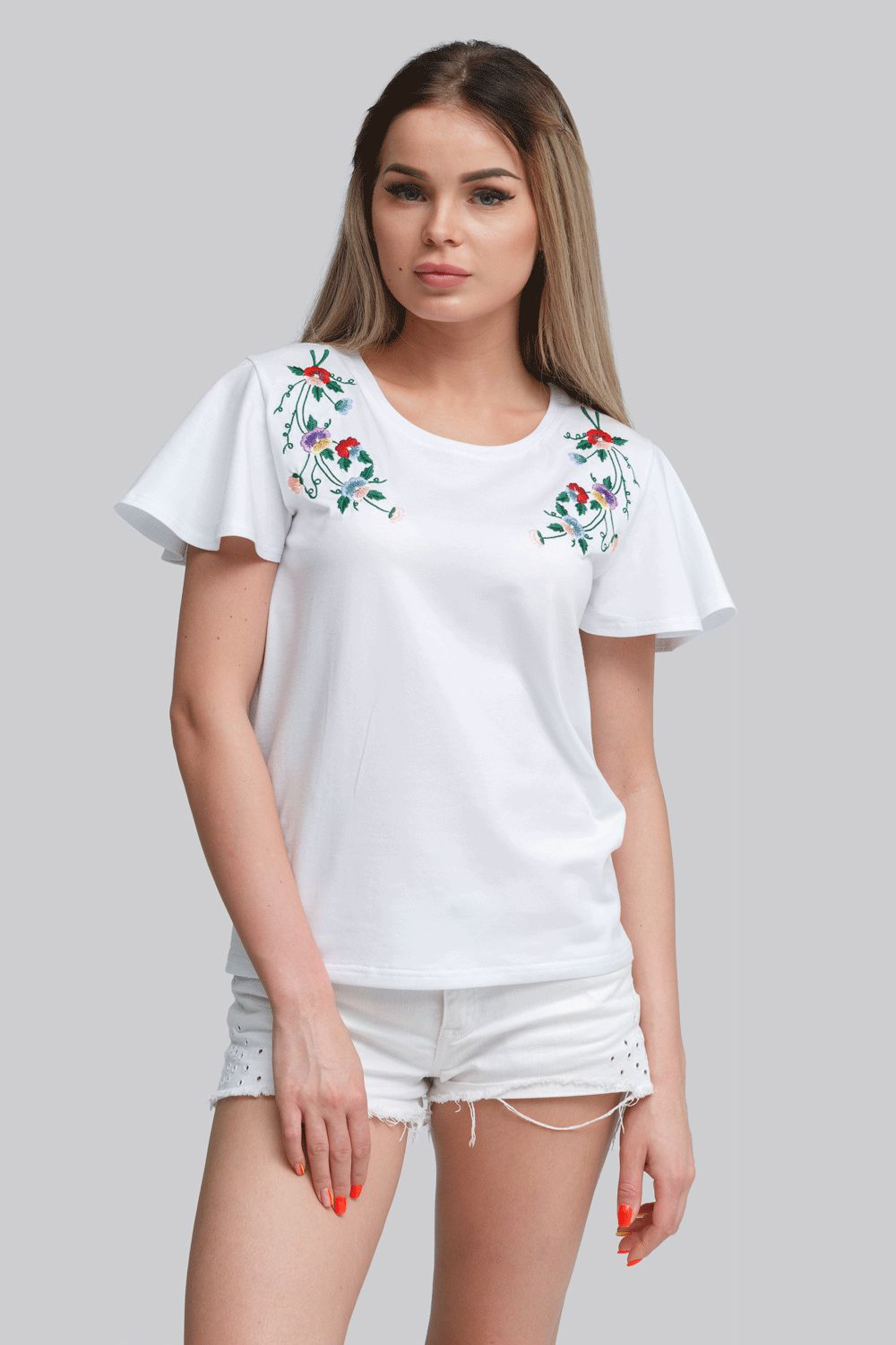 Women's T-shirt White 5 | XL | 50-52
