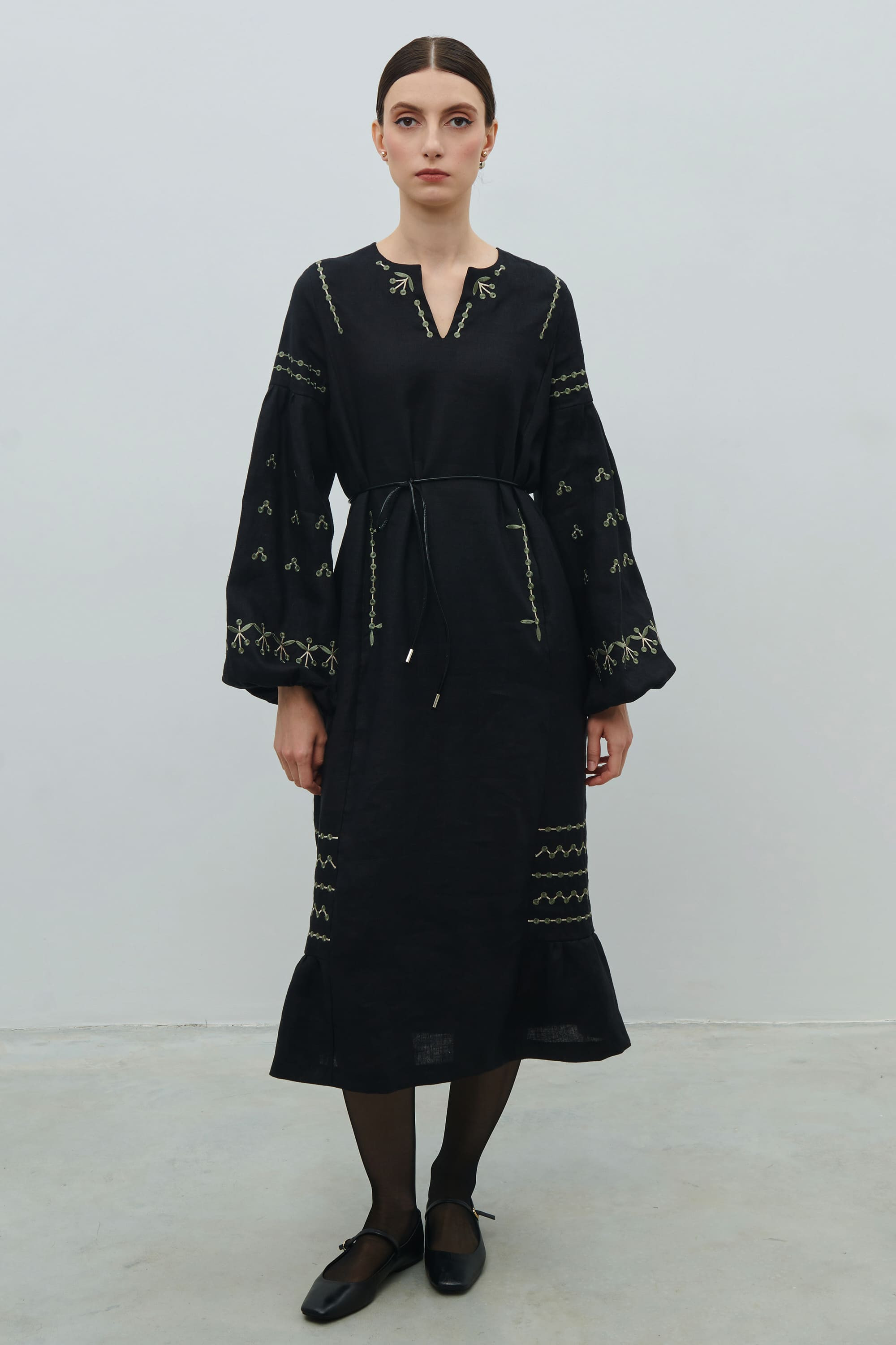 Long embroidered dress Vinok