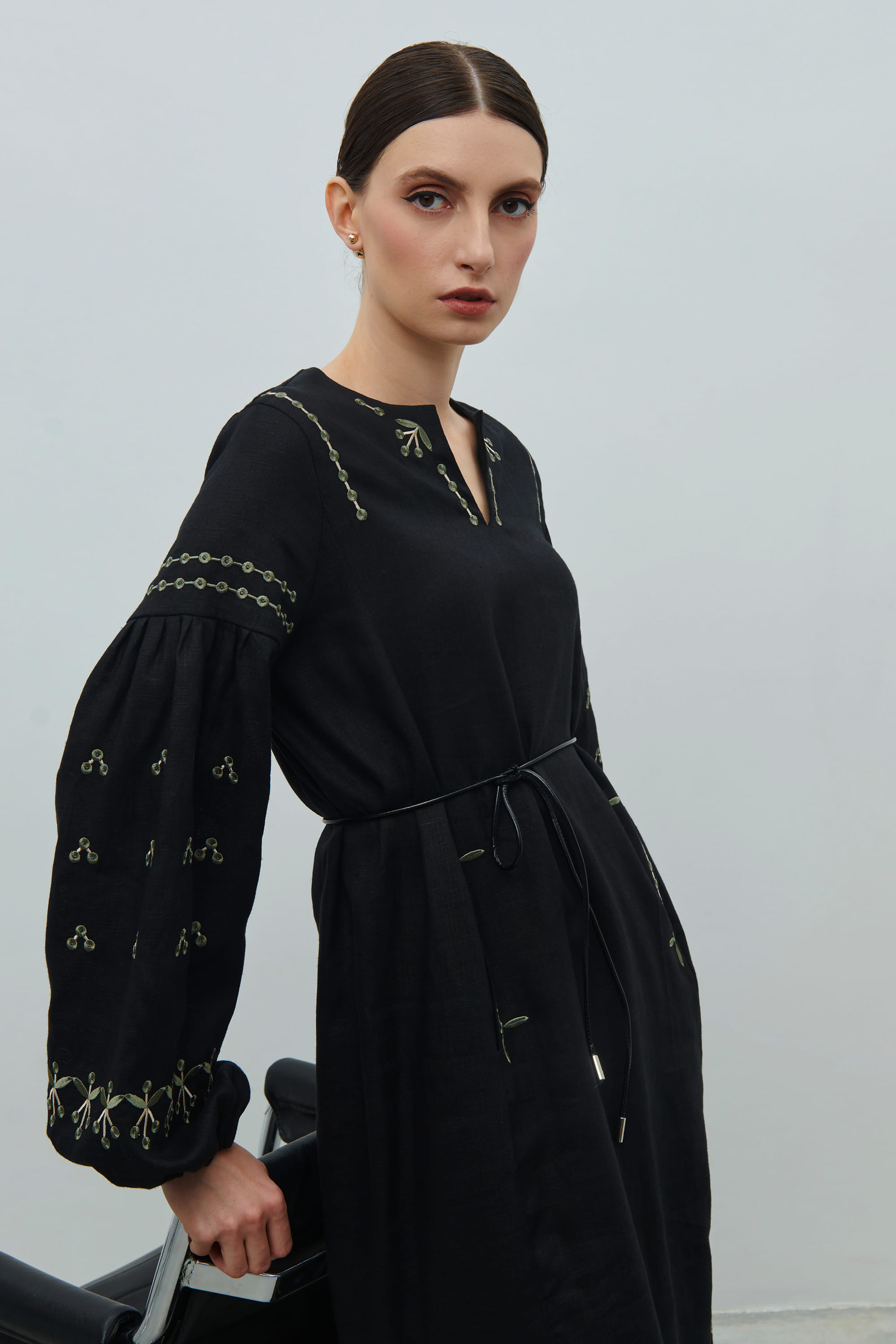 Long embroidered dress Vinok