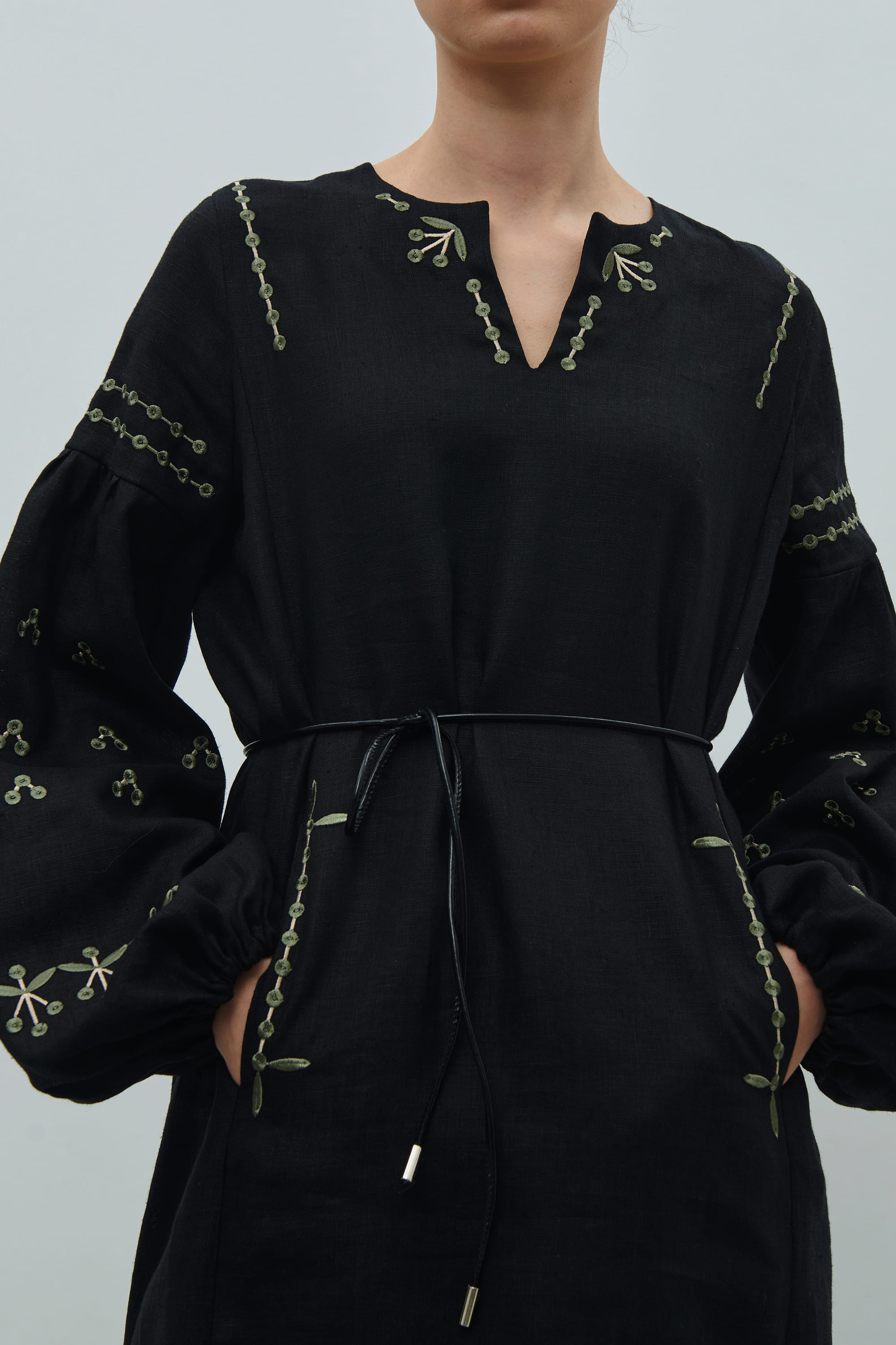 Long embroidered dress Vinok