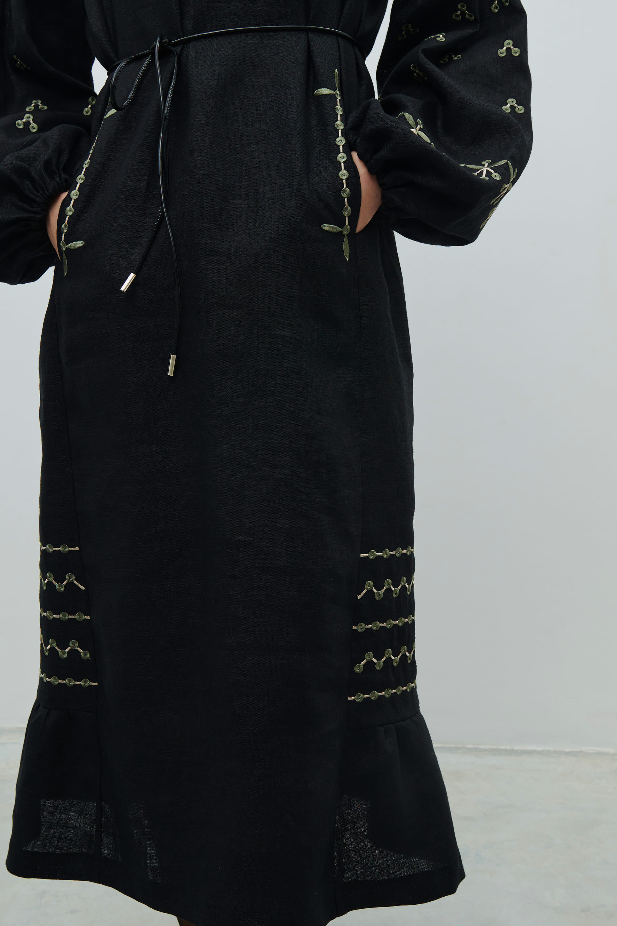 Long embroidered dress Vinok | S | 42-44