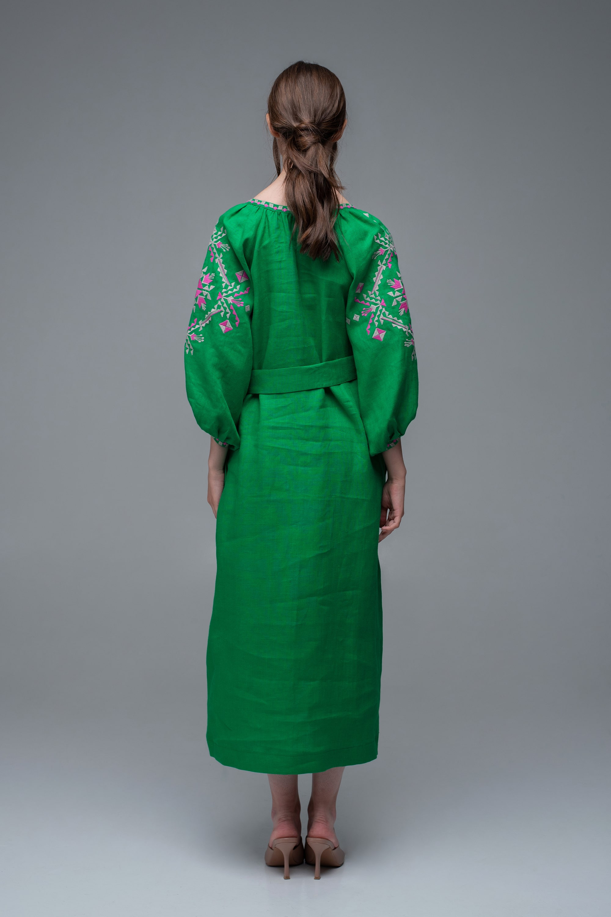 Жіноча вишита сукня Green