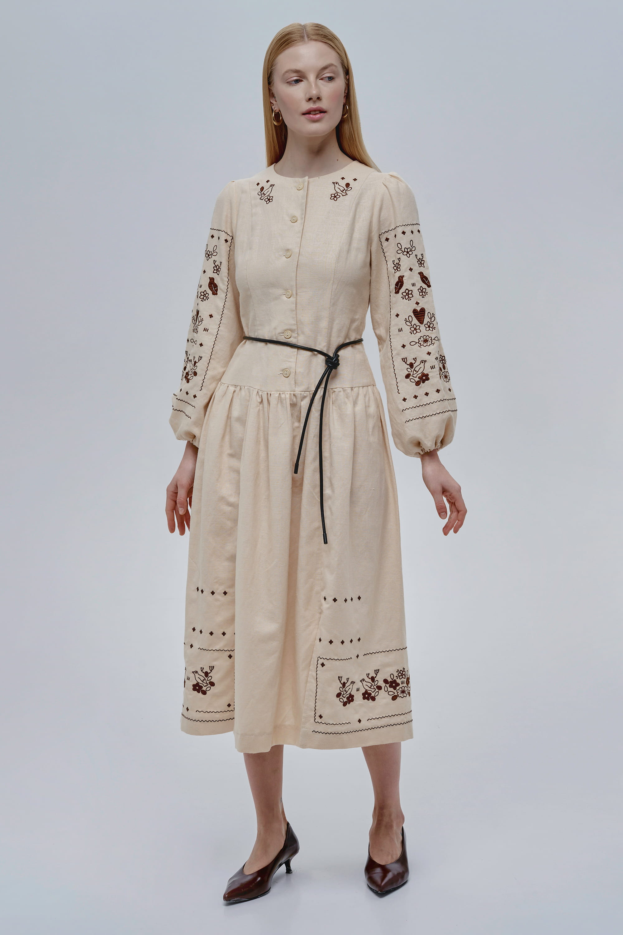 Guli-Guli Embroidered Set Shirt and Dress
