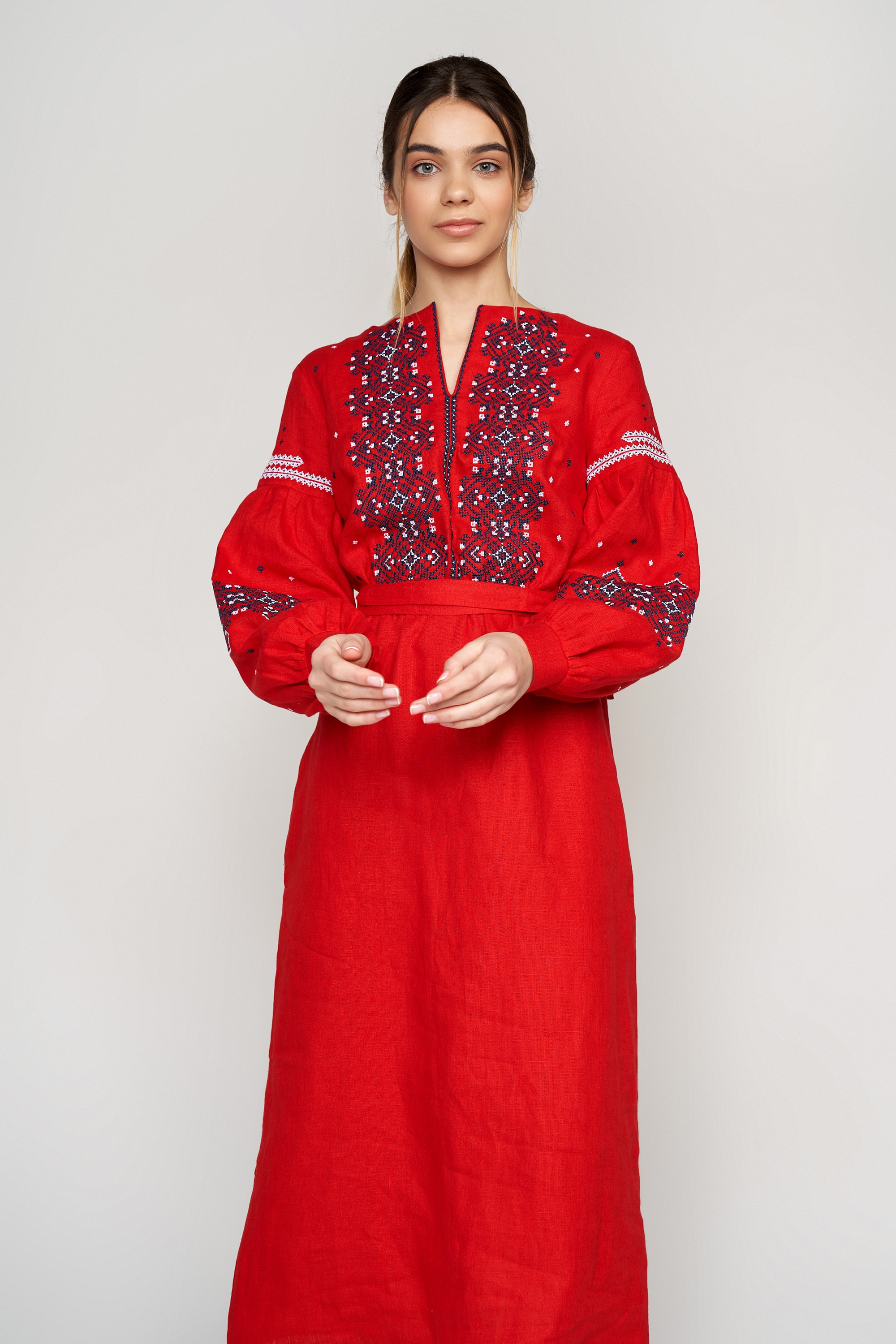 Жіноча вишита сукня Red 