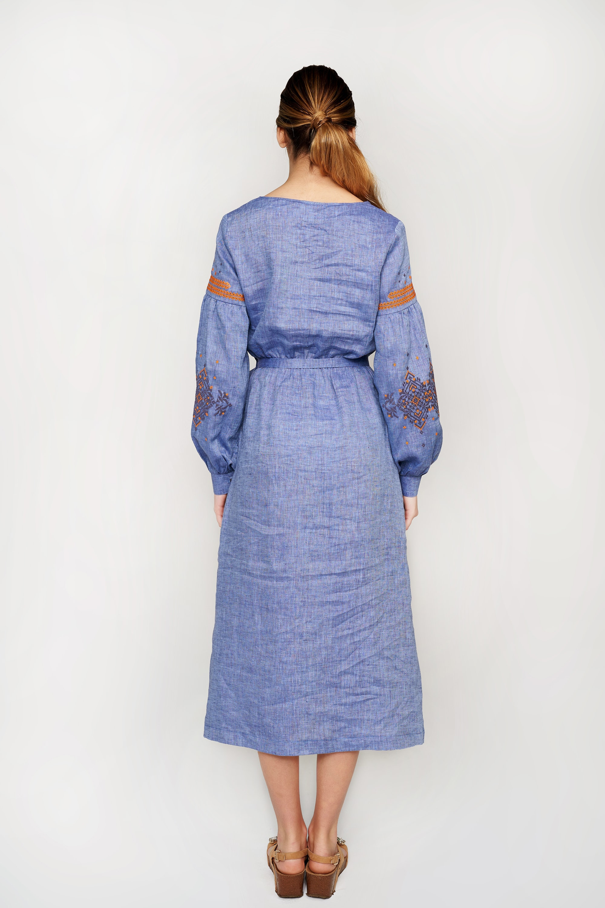 Жіноча вишита сукня Denim 