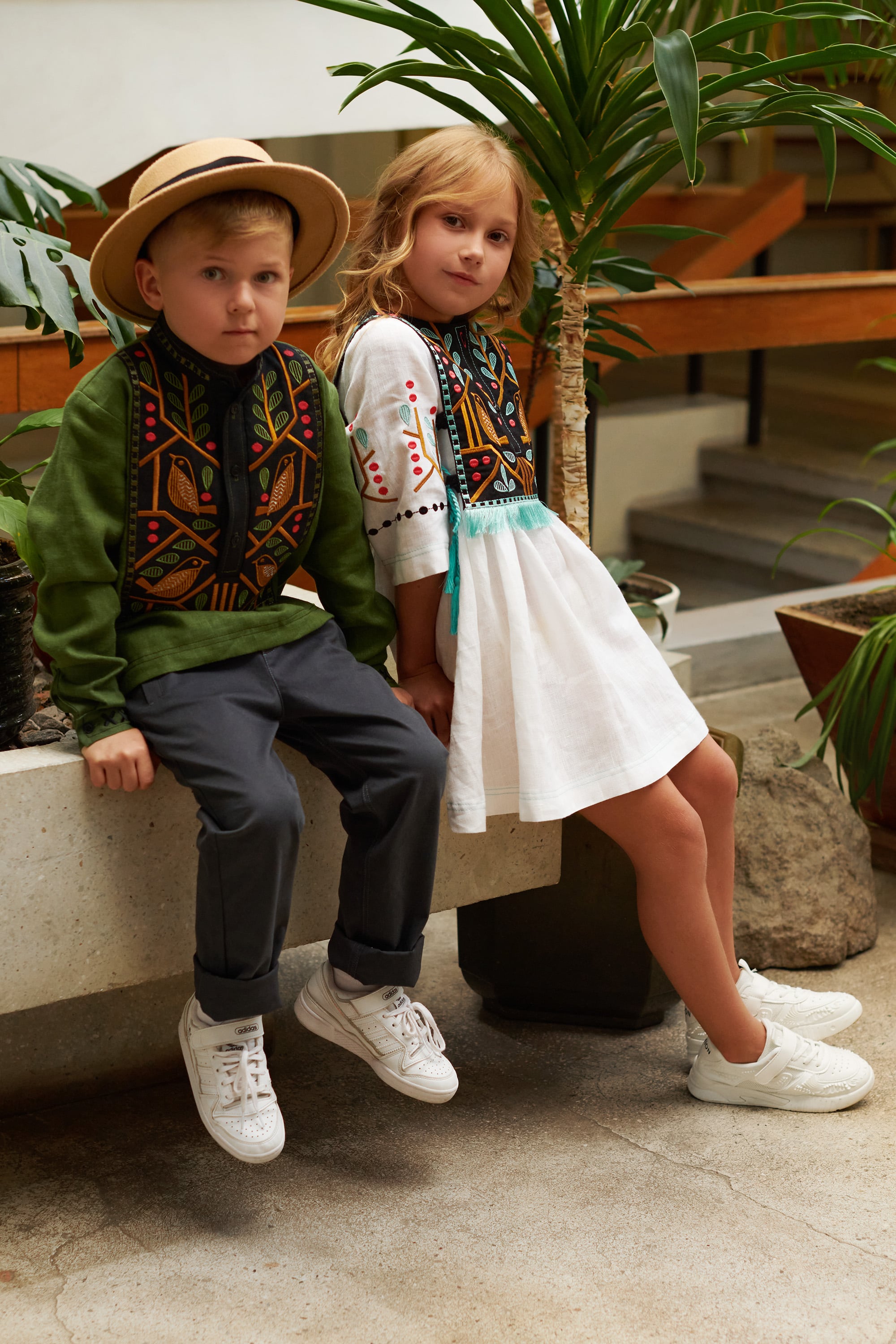 Love for Ukraine in a children's embroidery